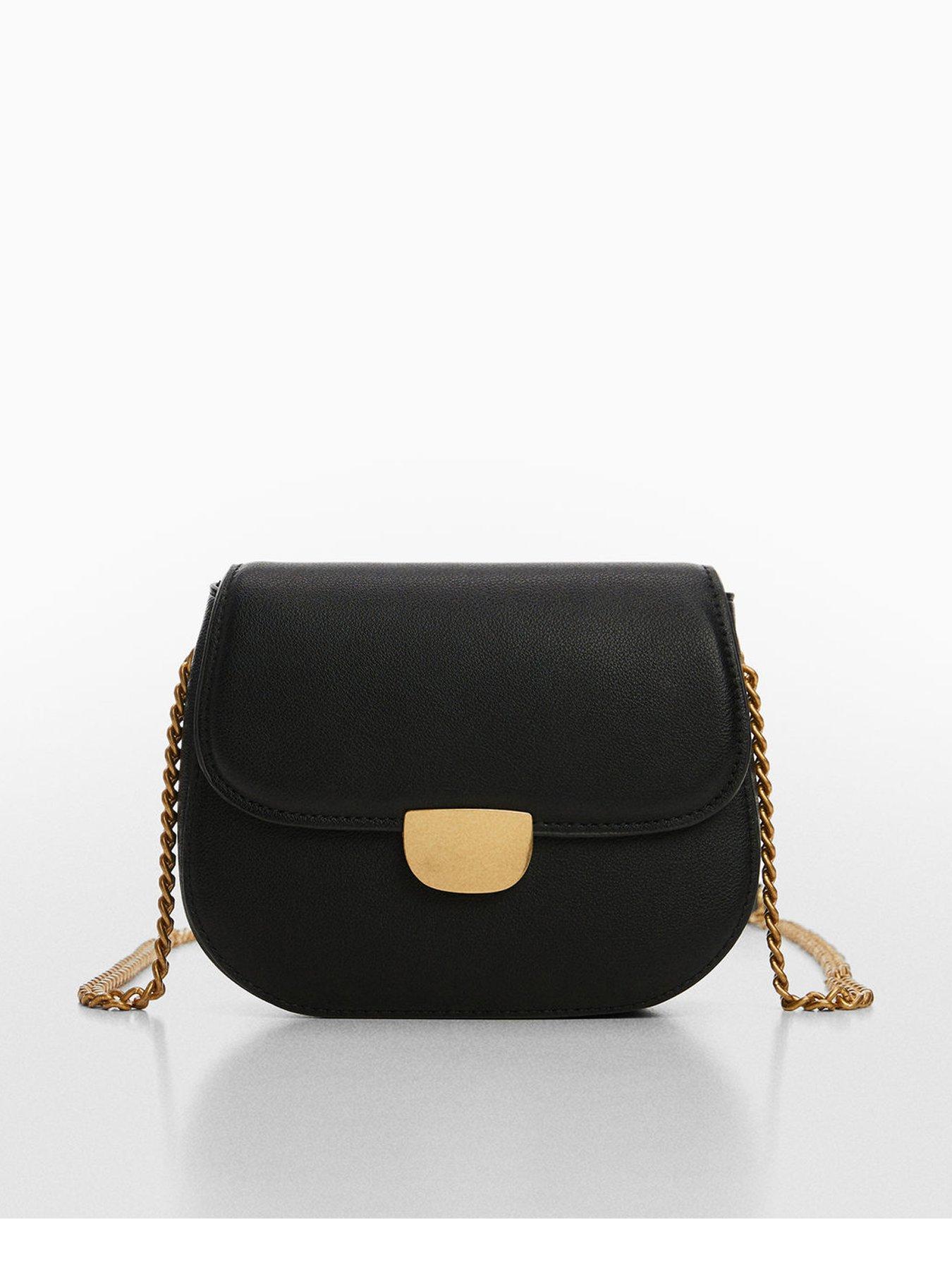 Mango Coco-effect Chain Bag Off White | ModeSens