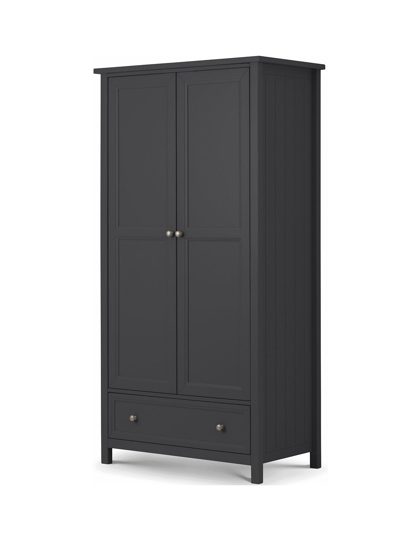 julian-bowen-maine-2-door-combination-wardrobe-anthracitestillFront