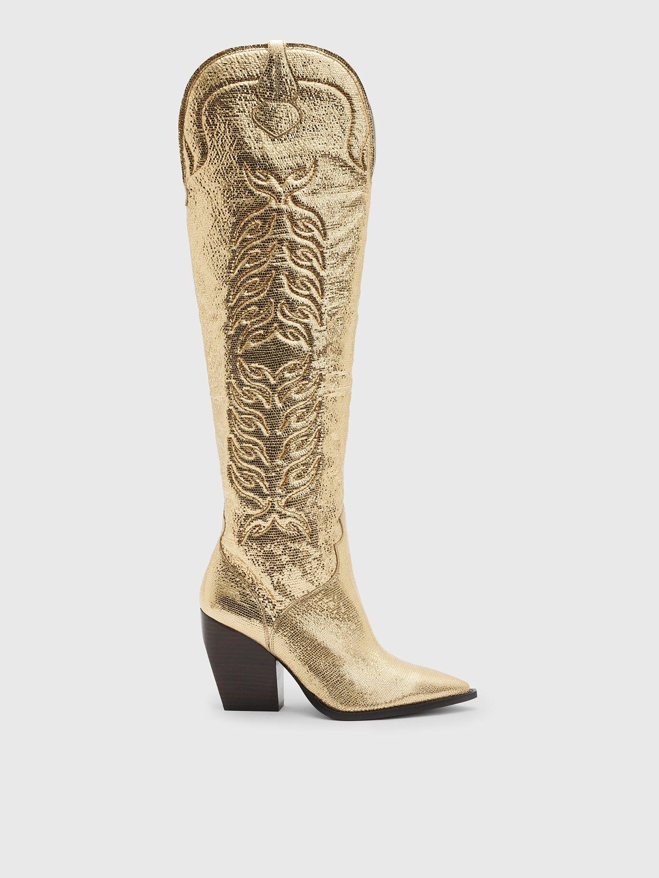 allsaints-roxanne-boots-gold