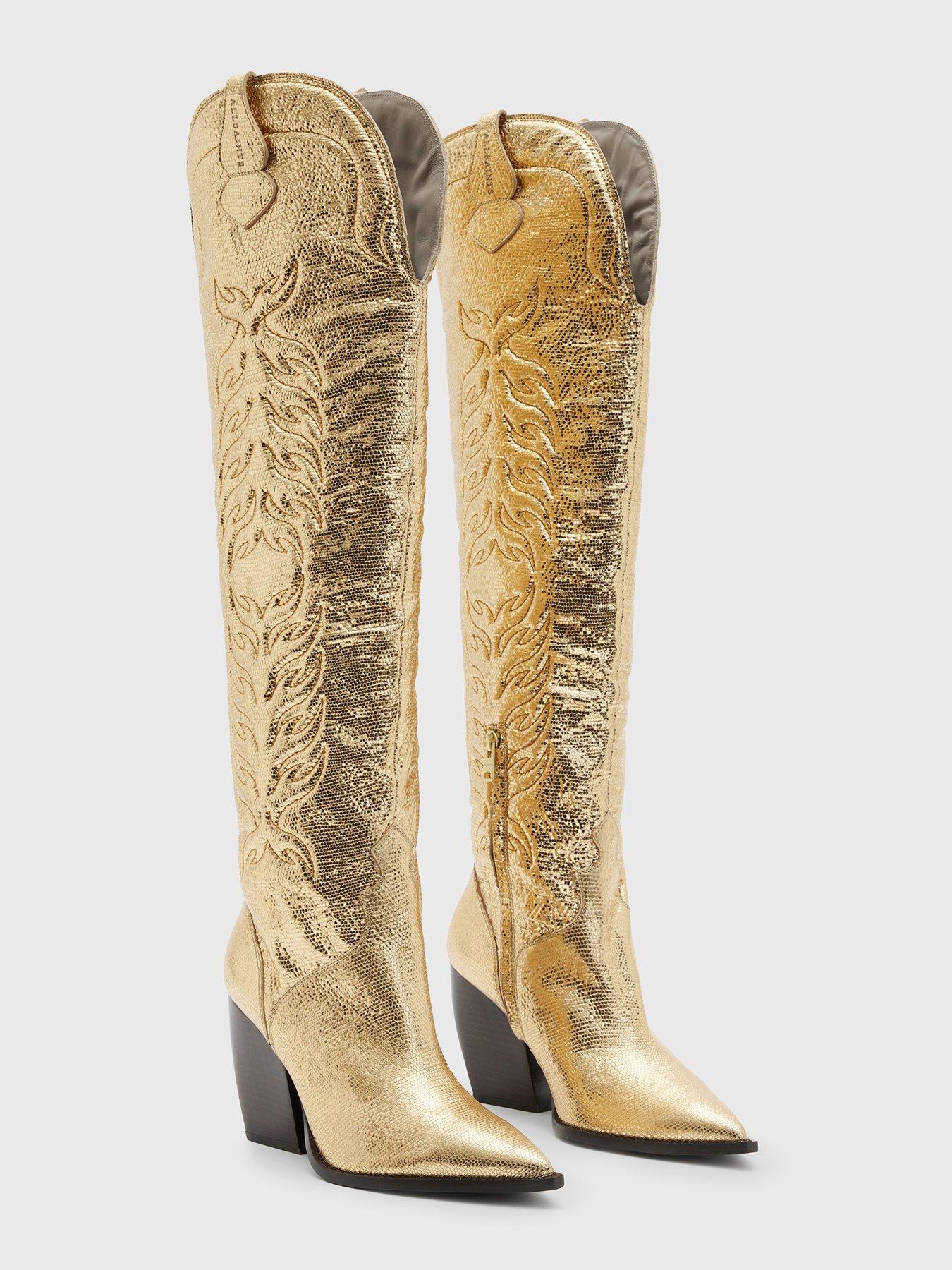 allsaints-roxanne-boots-goldstillFront