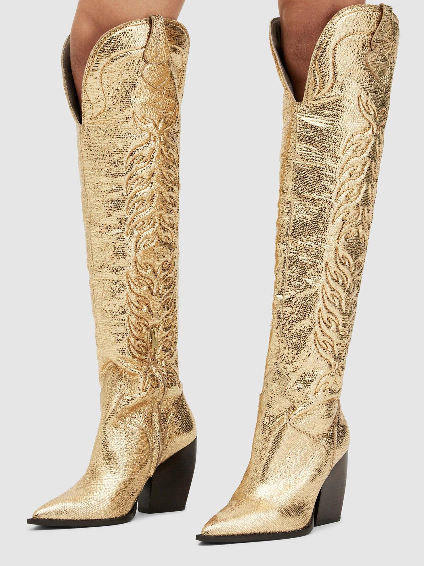 allsaints-roxanne-boots-goldoutfit