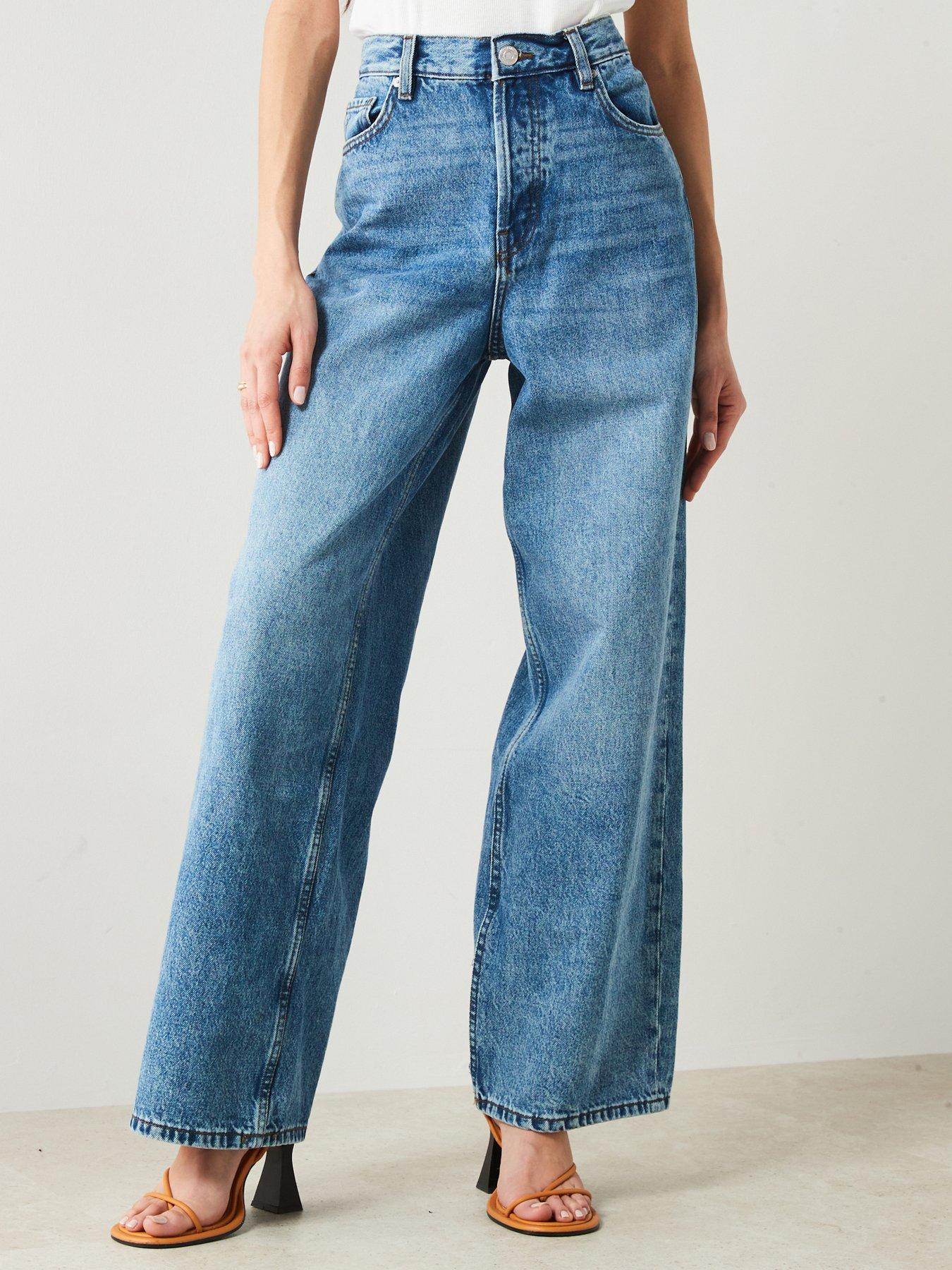 mango-wideleg-medium-denim-mid-rise-jeansfront