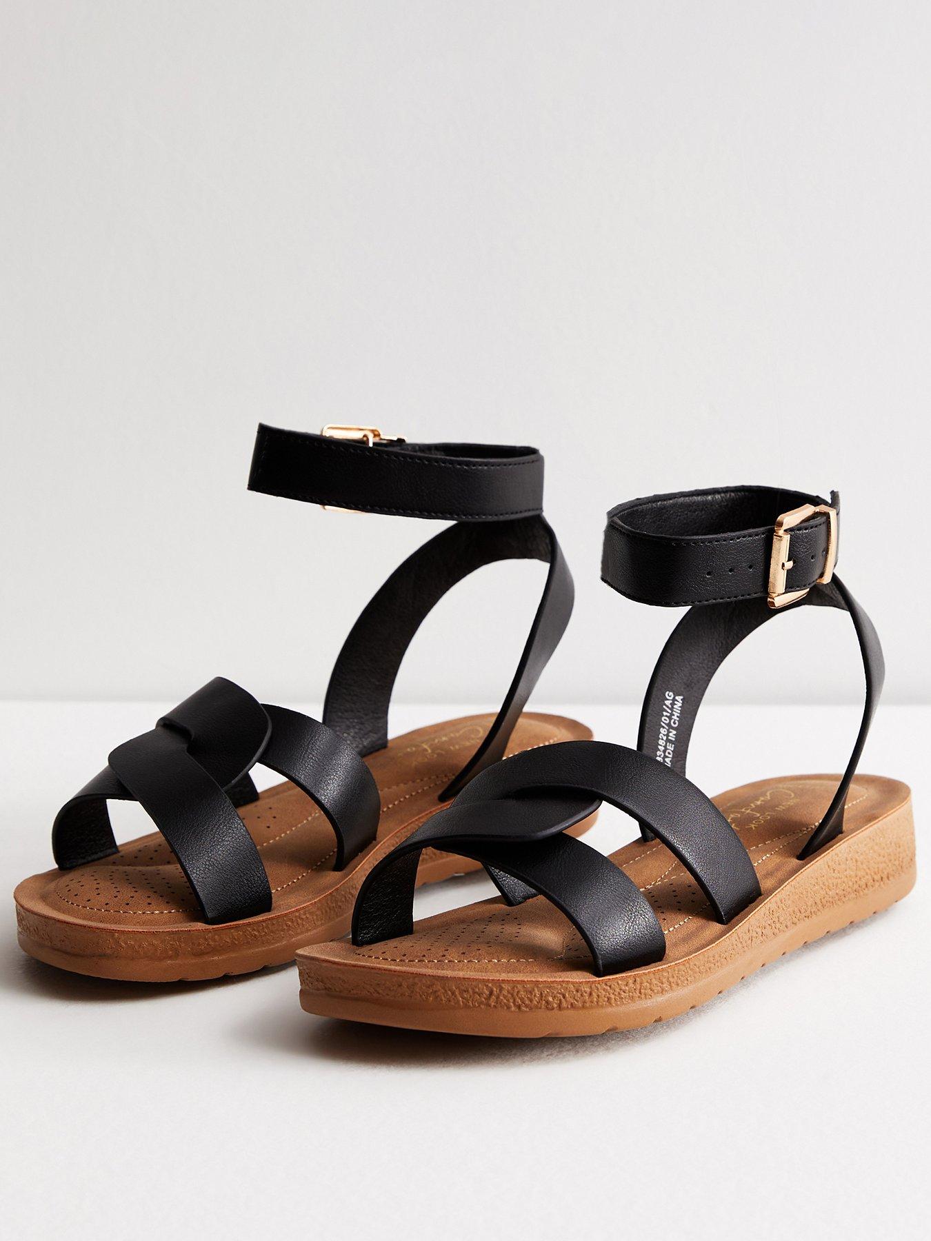 Clarks flat store sandals wide fit