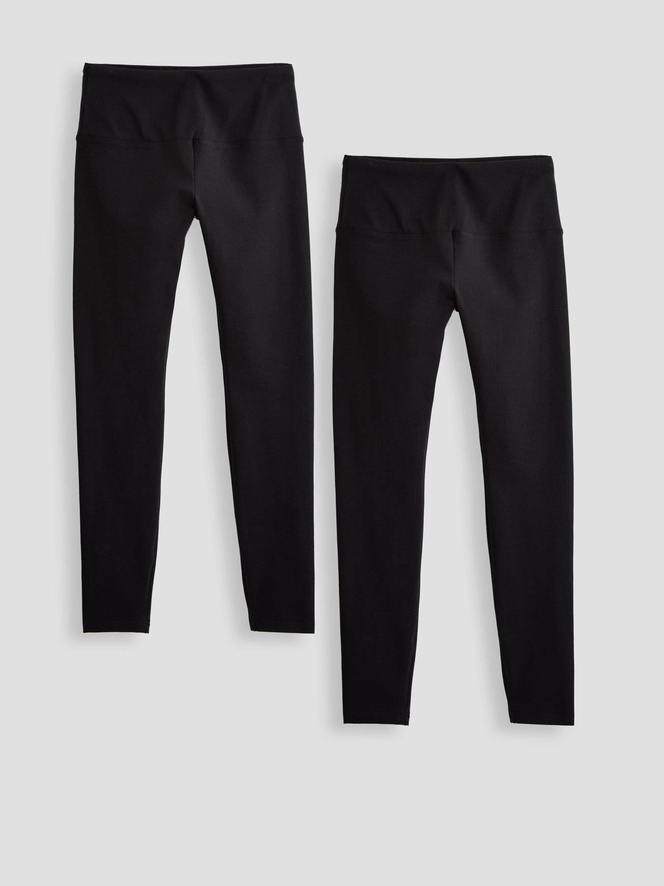 V by Very 2 Pack Confident Curve Legging - Black