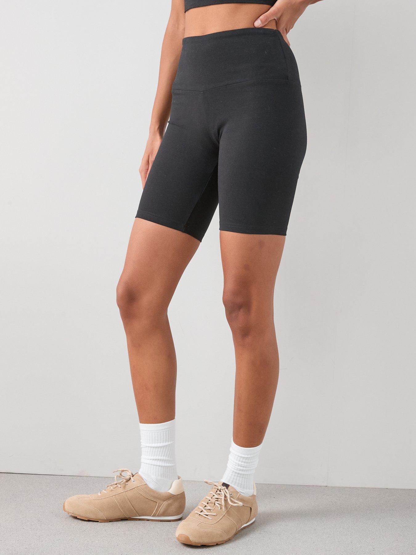 Image 4 of 7 of The Very Collection 2 Pack Confident Curve Cycling Short - Black/Black