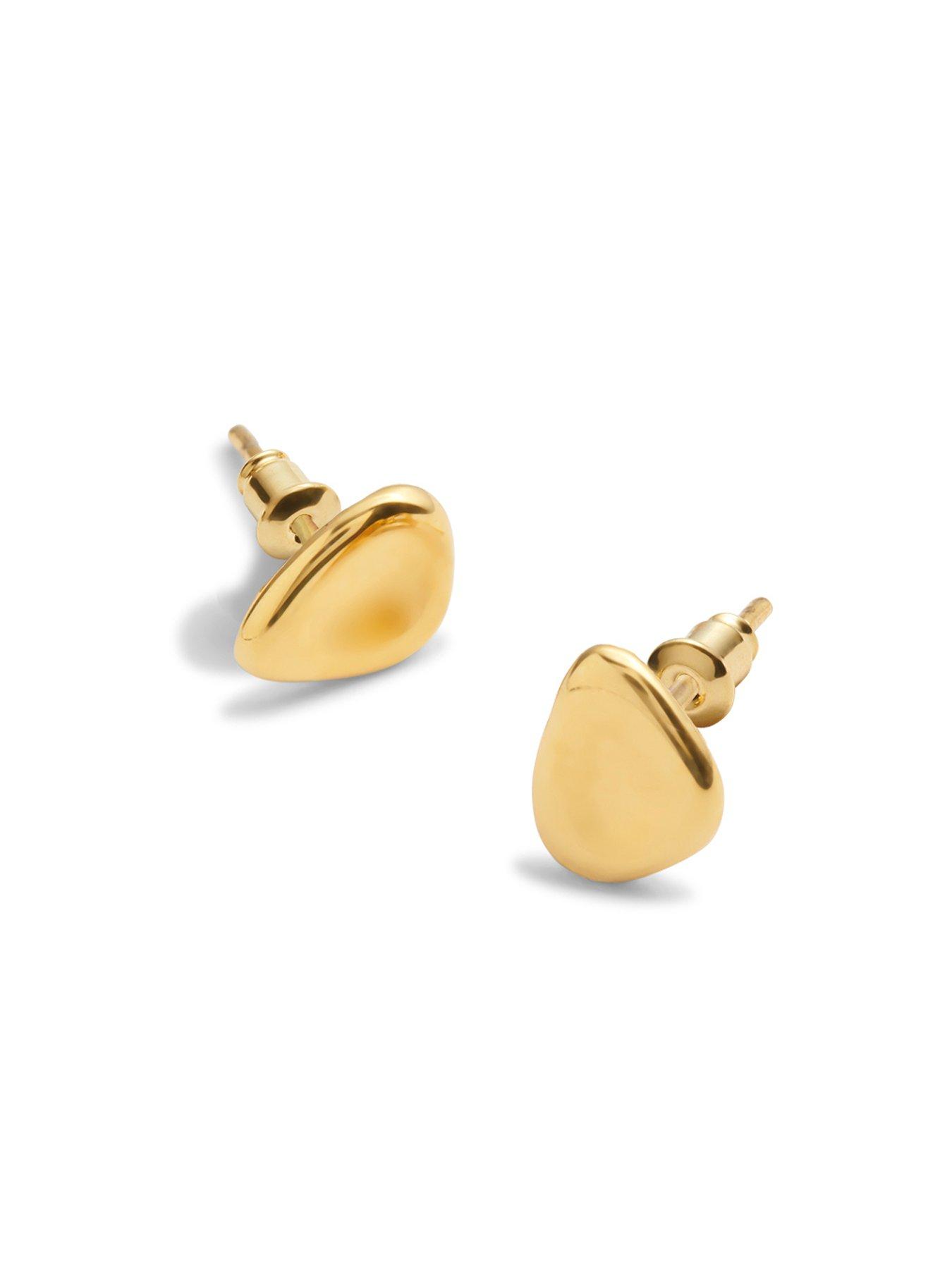 katie-loxton-forever-waterproof-gold-pebble-earringsoutfit