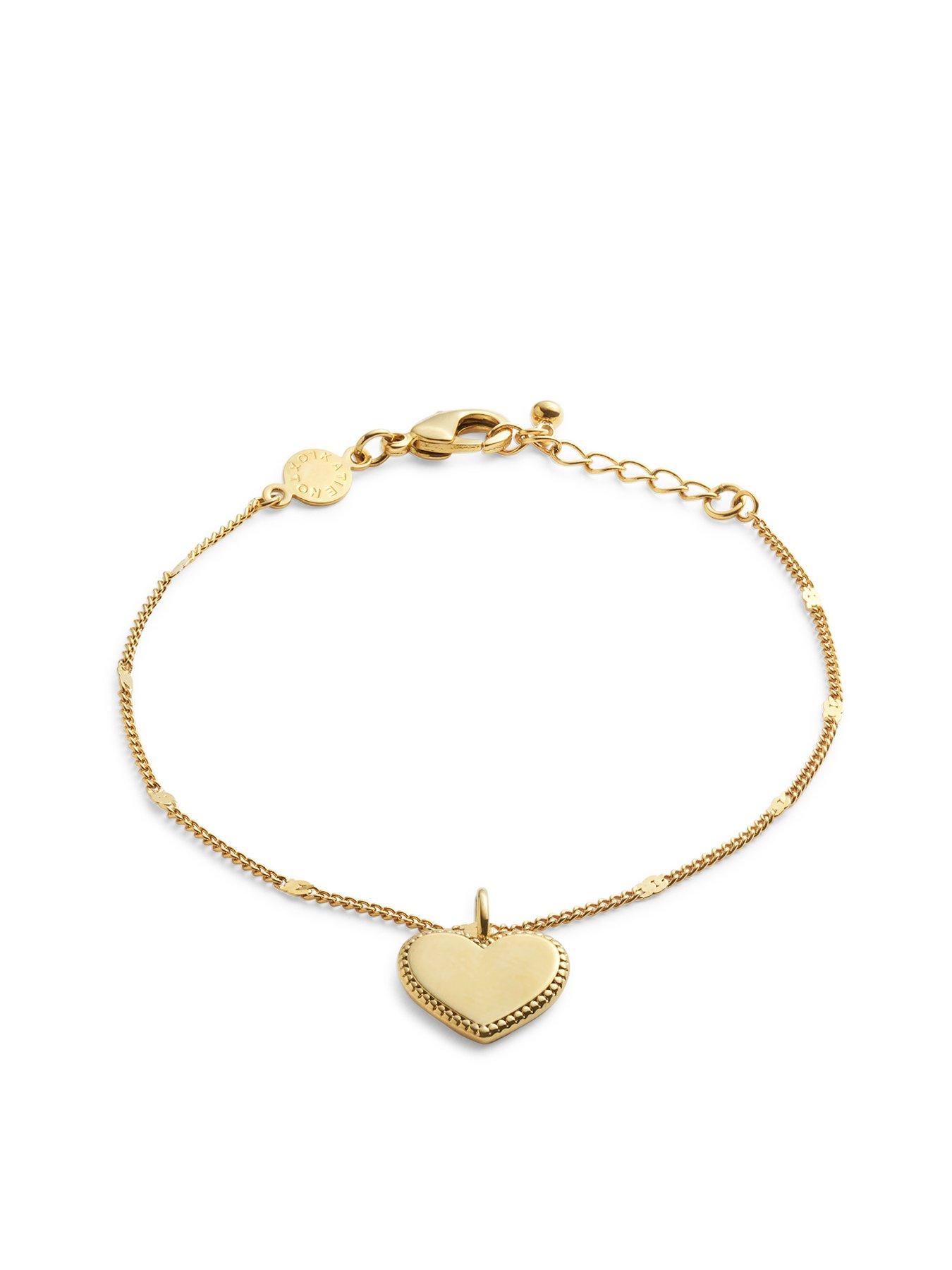 katie-loxton-forever-waterproof-gold-heart-braceletoutfit