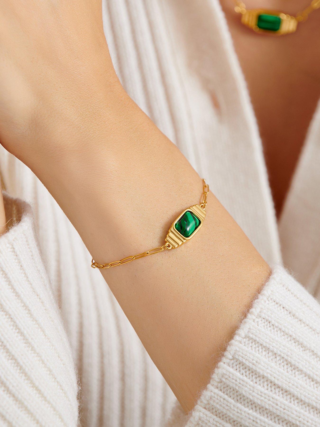 katie-loxton-good-energy-waterproof-gold-braceletstillFront