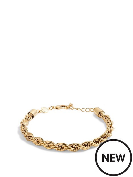 katie-loxton-reine-rope-bracelet-gold-bracelet-18cm-double-chain-3cm-extender