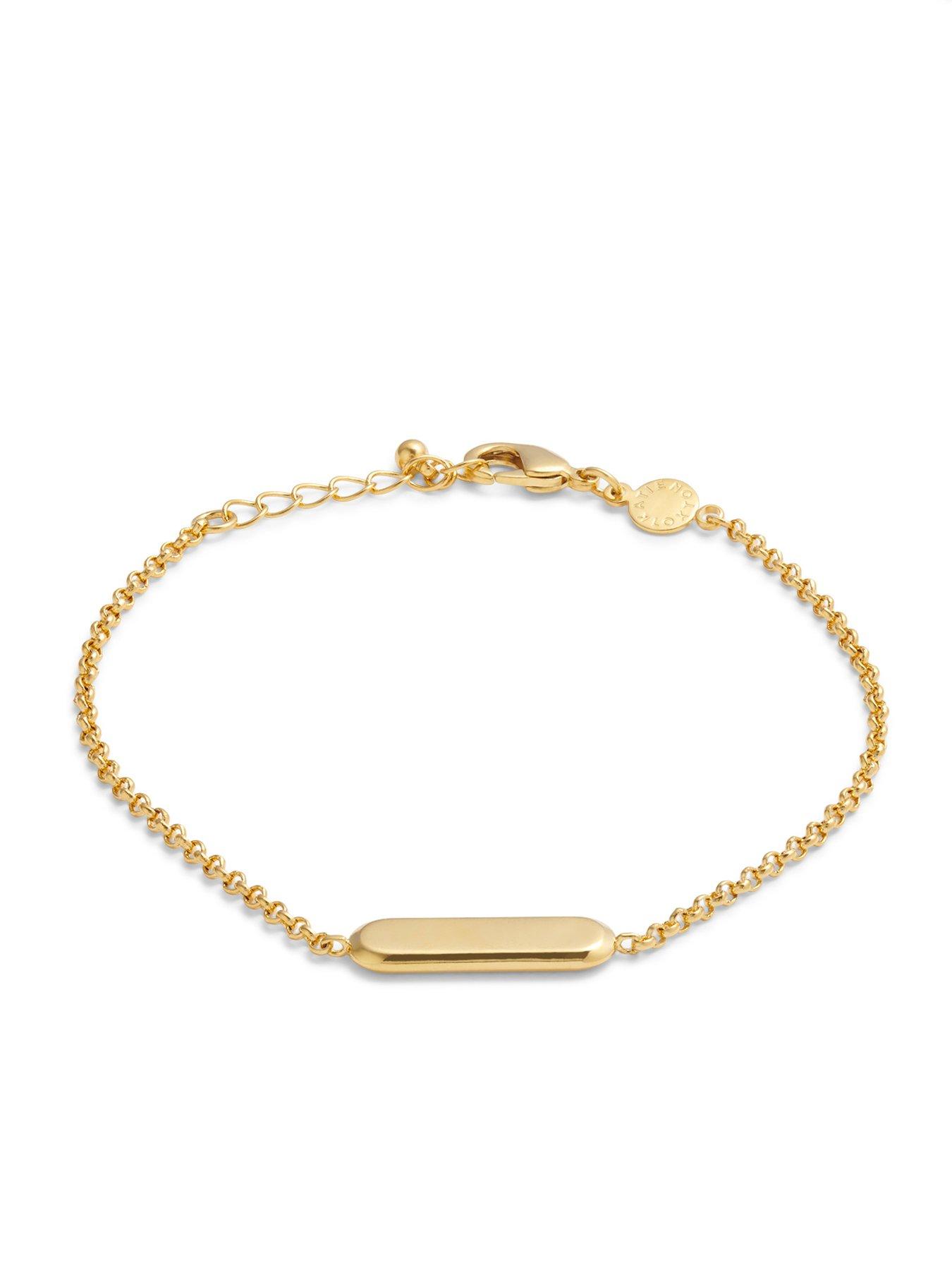 katie-loxton-signet-waterproof-gold-braceletoutfit