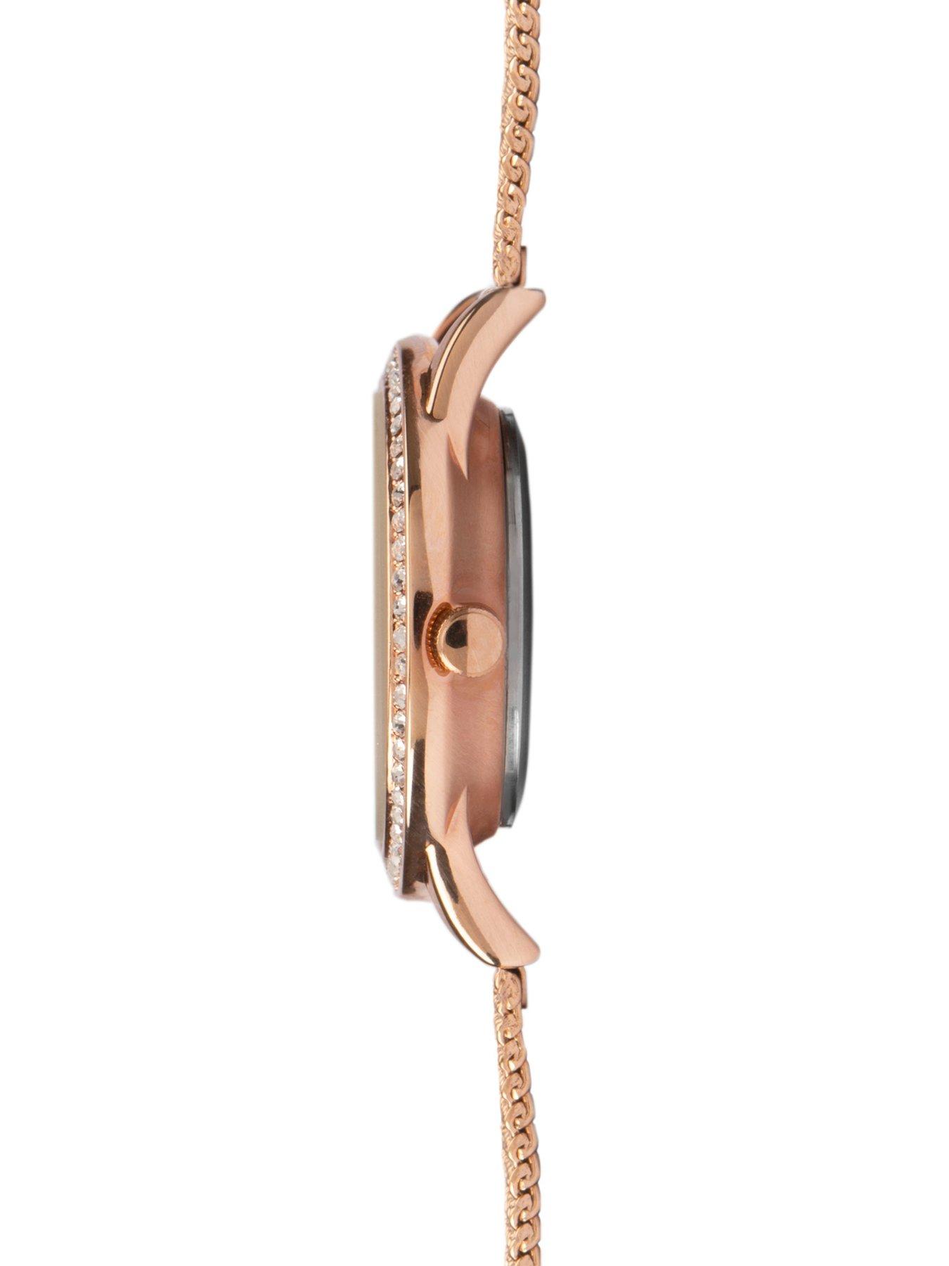 sekonda-sekonda-dress-gift-set-womens-29mm-analogue-watch-with-rose-gold-stone-set-dial-rose-gold-stainless-steel-mesh-bracelet-matching-pendant-and-earringsoutfit