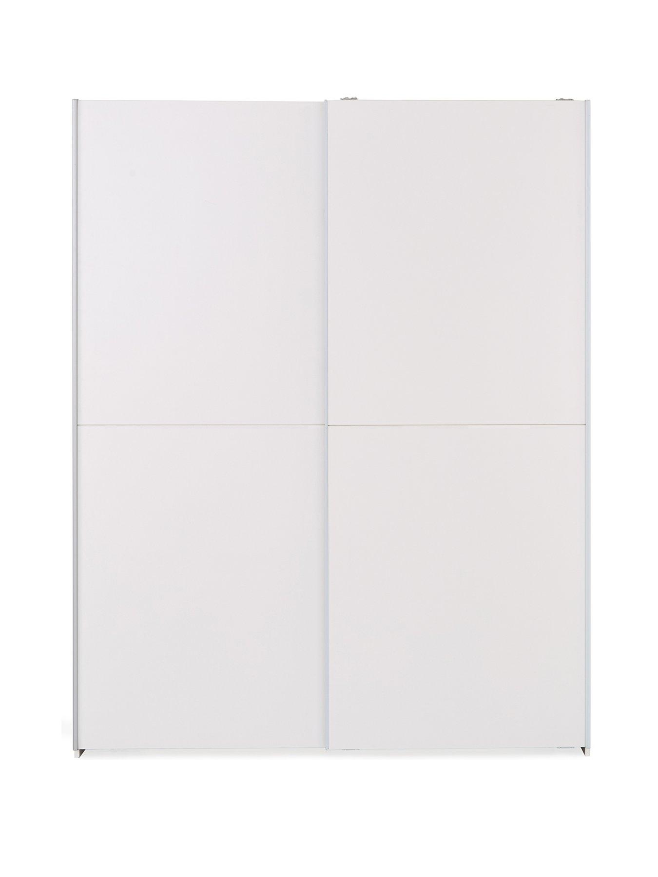 Image 2 of 6 of Very Home Nico 150 cm 2 Door Sliding Wardrobe - White