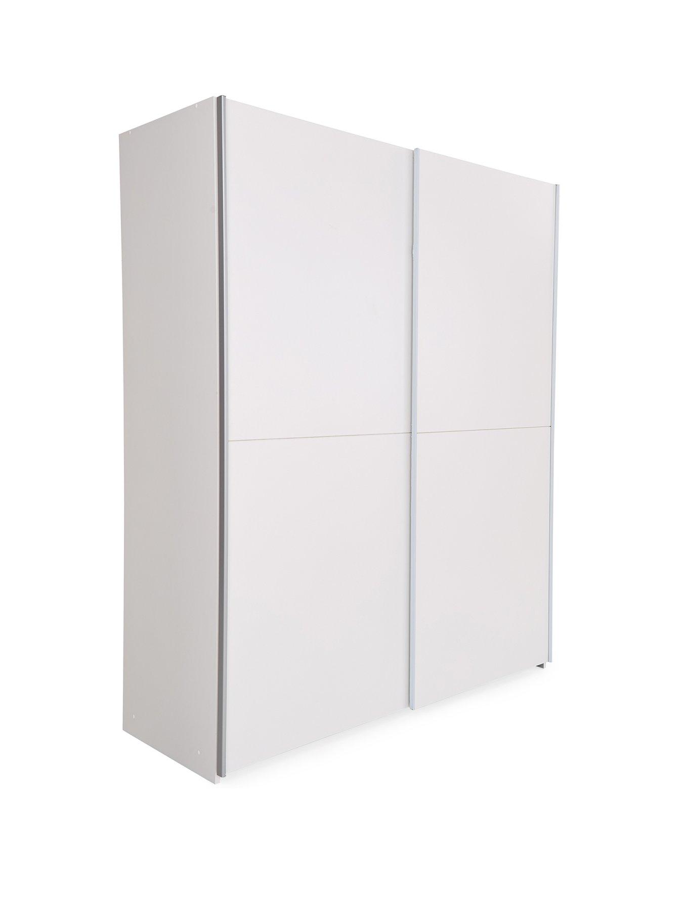 Image 3 of 6 of Very Home Nico 150 cm 2 Door Sliding Wardrobe - White