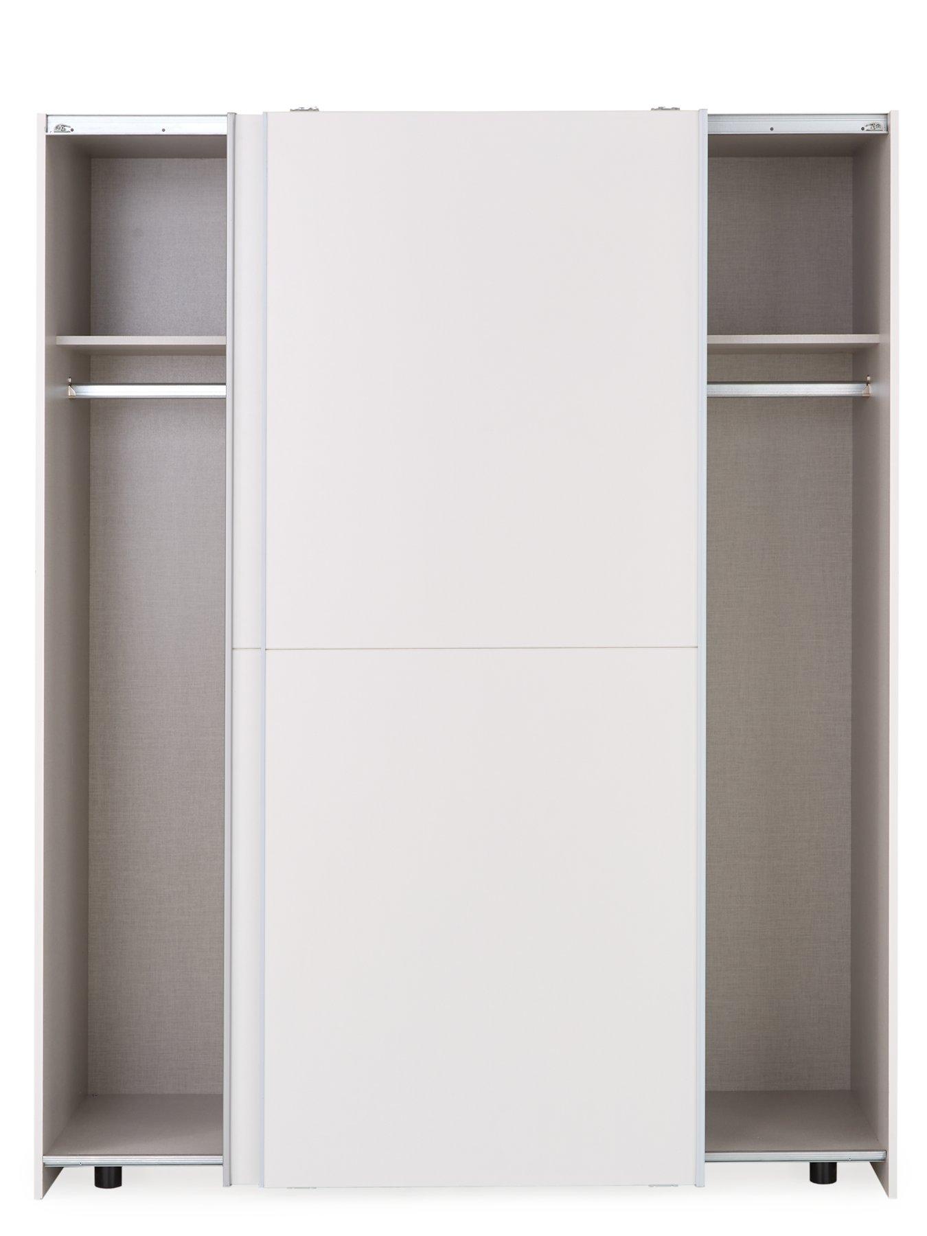 Image 4 of 6 of Very Home Nico 150 cm 2 Door Sliding Wardrobe - White