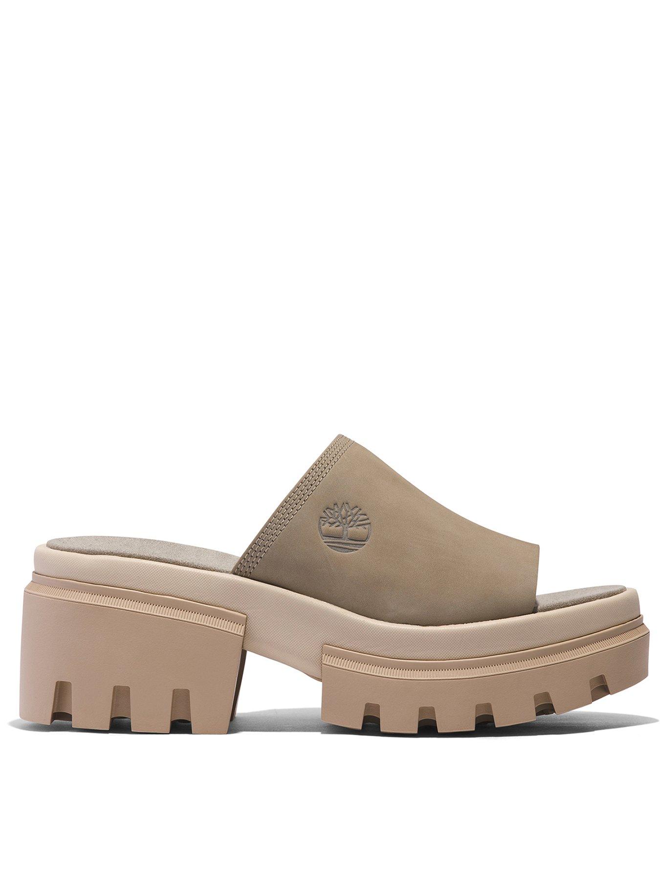 Timberland Everleigh Slide Sandal Light Taupe Very Ireland