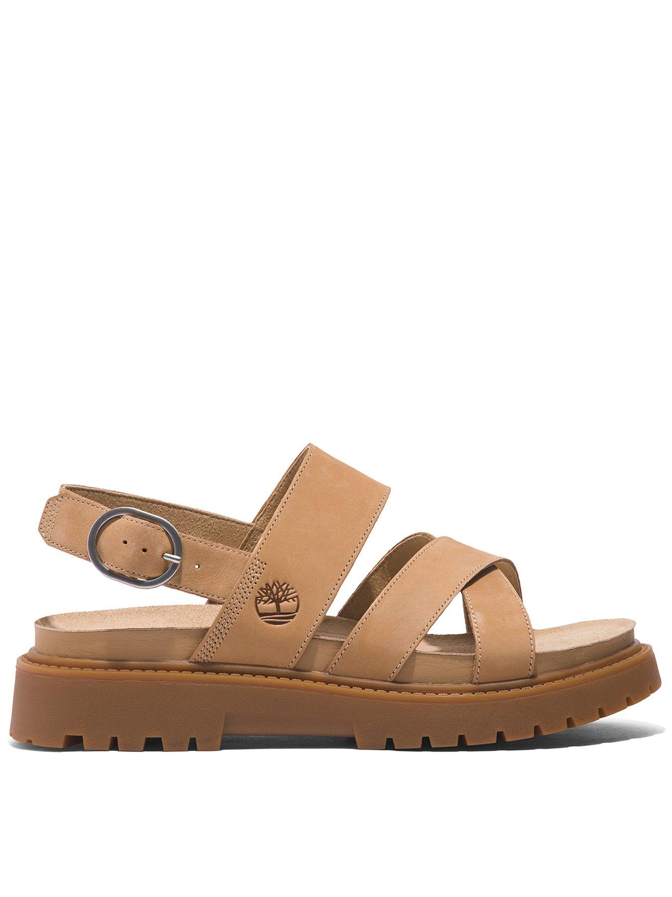 Timberland Clairemont Way Backstrap Sandal - Medium Beige Nubuck