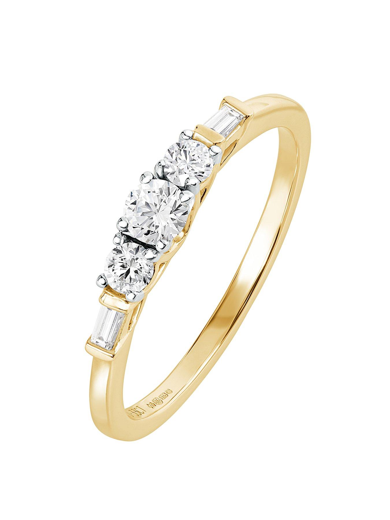 love-diamond-9ct-yellow-gold-033ct-natural-diamond-five-stone-ring