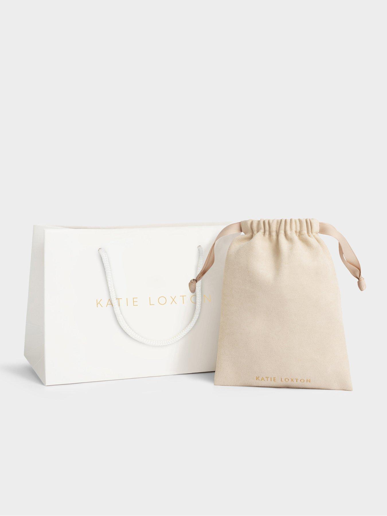 Image 6 of 6 of Katie Loxton Friendhsip - Heart Earrings - Gold Coate+E36d - 1.3cm x 0.1cm x 0.9cm - Waterproof