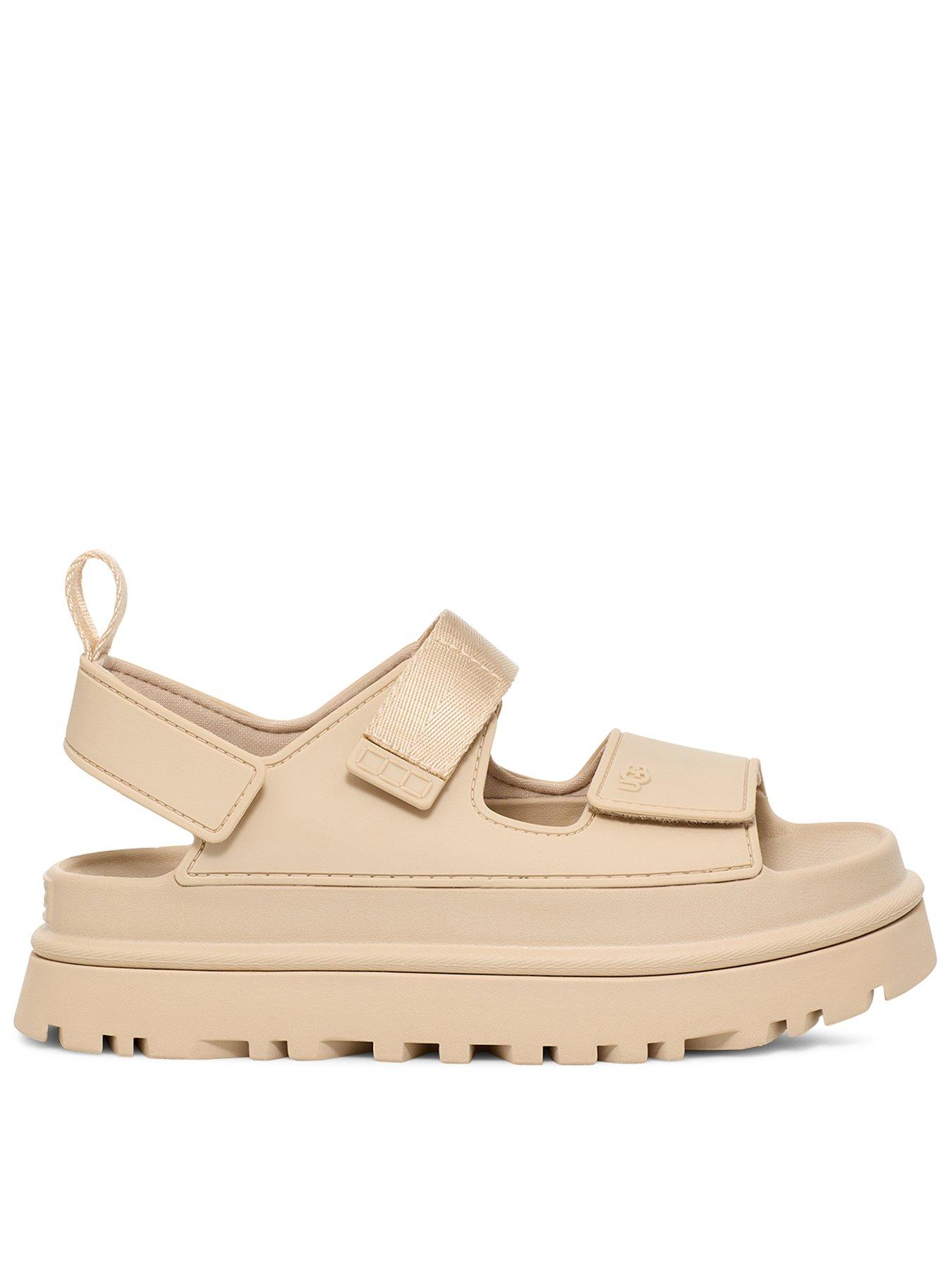 Image 1 of 6 of UGG GoldenGlow Chunky&nbsp;Sandal - Sea Salt Beige