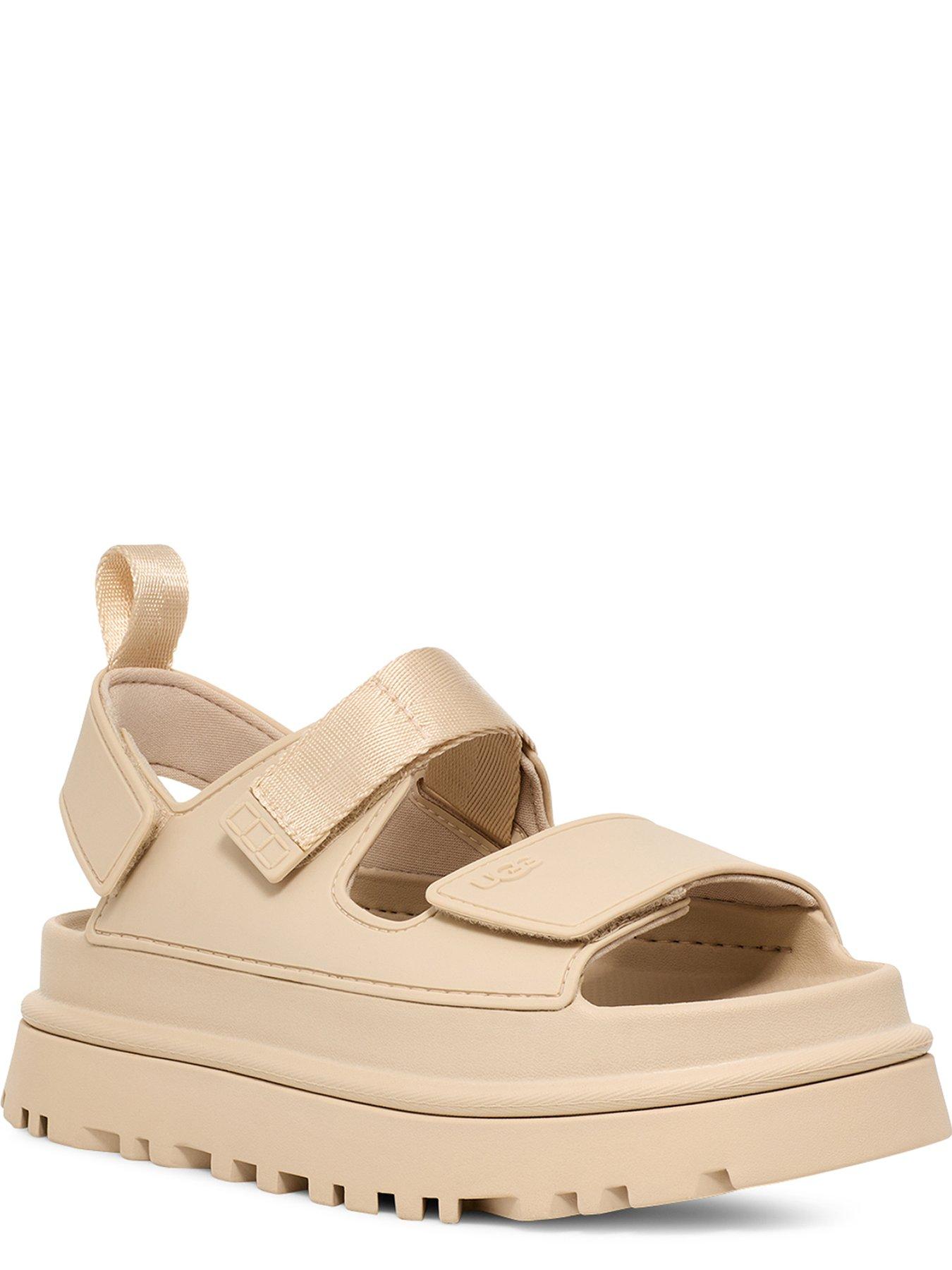 Image 2 of 6 of UGG GoldenGlow Chunky&nbsp;Sandal - Sea Salt Beige
