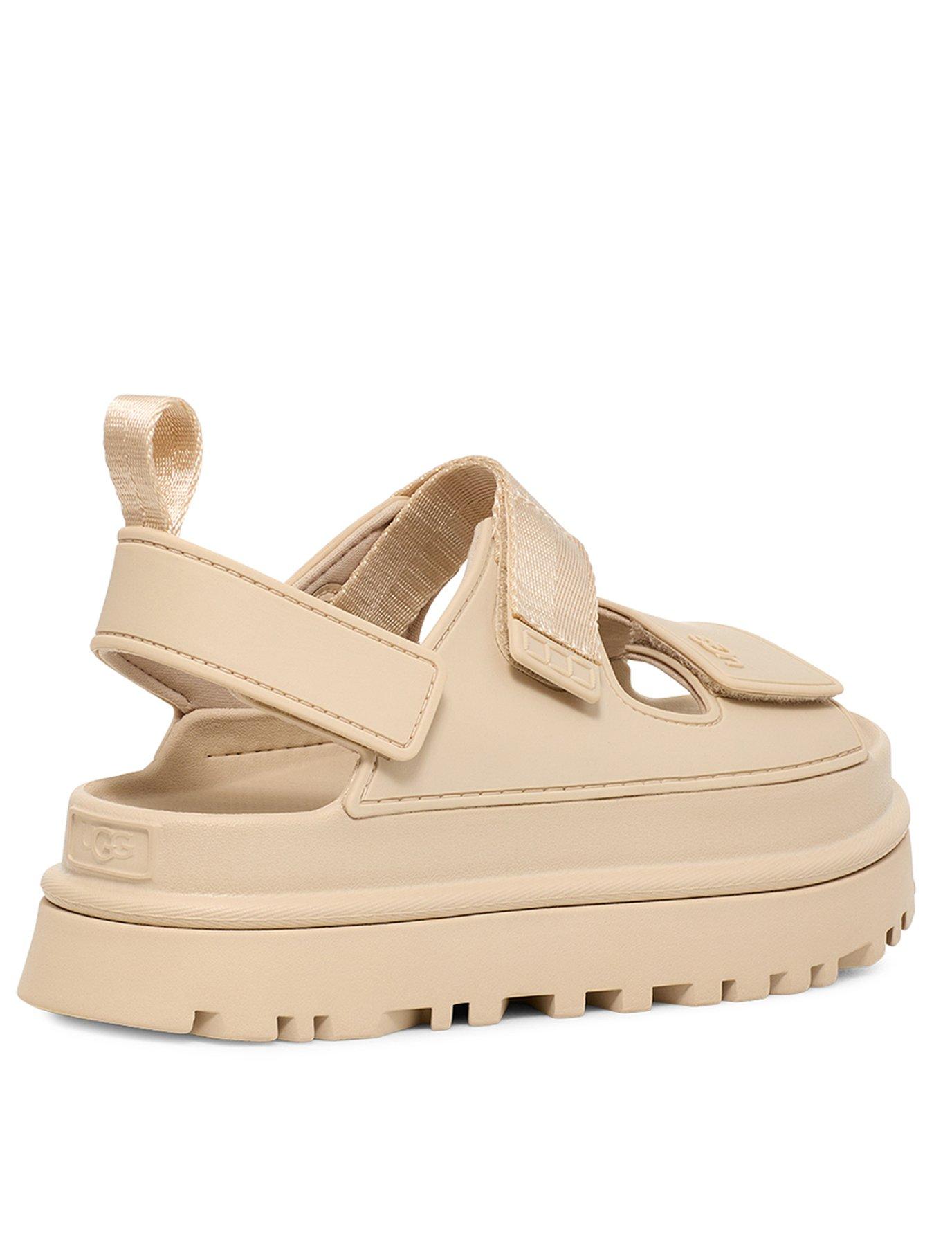 Image 3 of 6 of UGG GoldenGlow Chunky&nbsp;Sandal - Sea Salt Beige