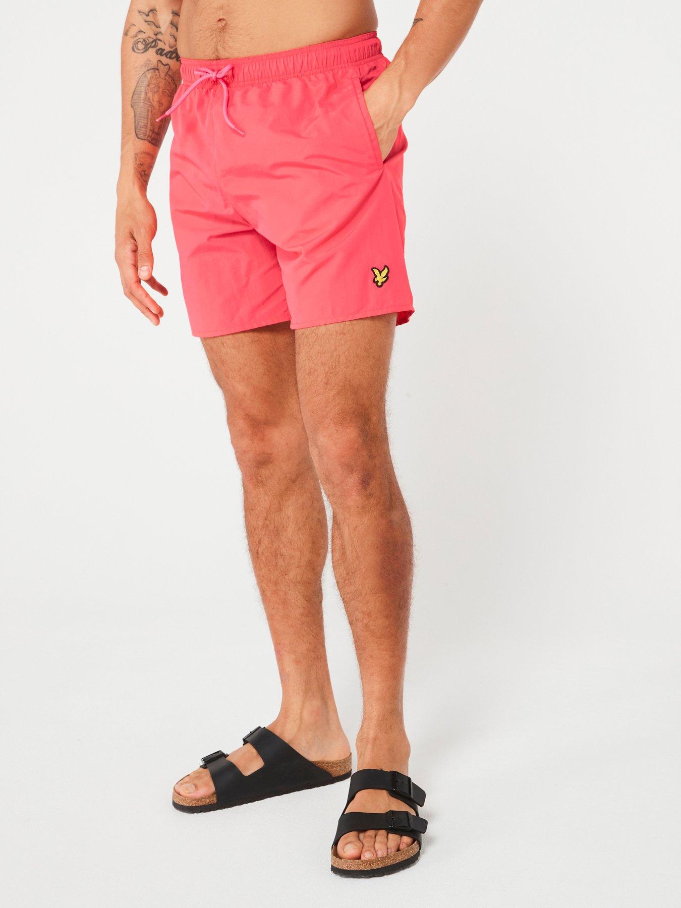 Lyle Scott Plain Swim Shorts Bright Pink Very Ireland