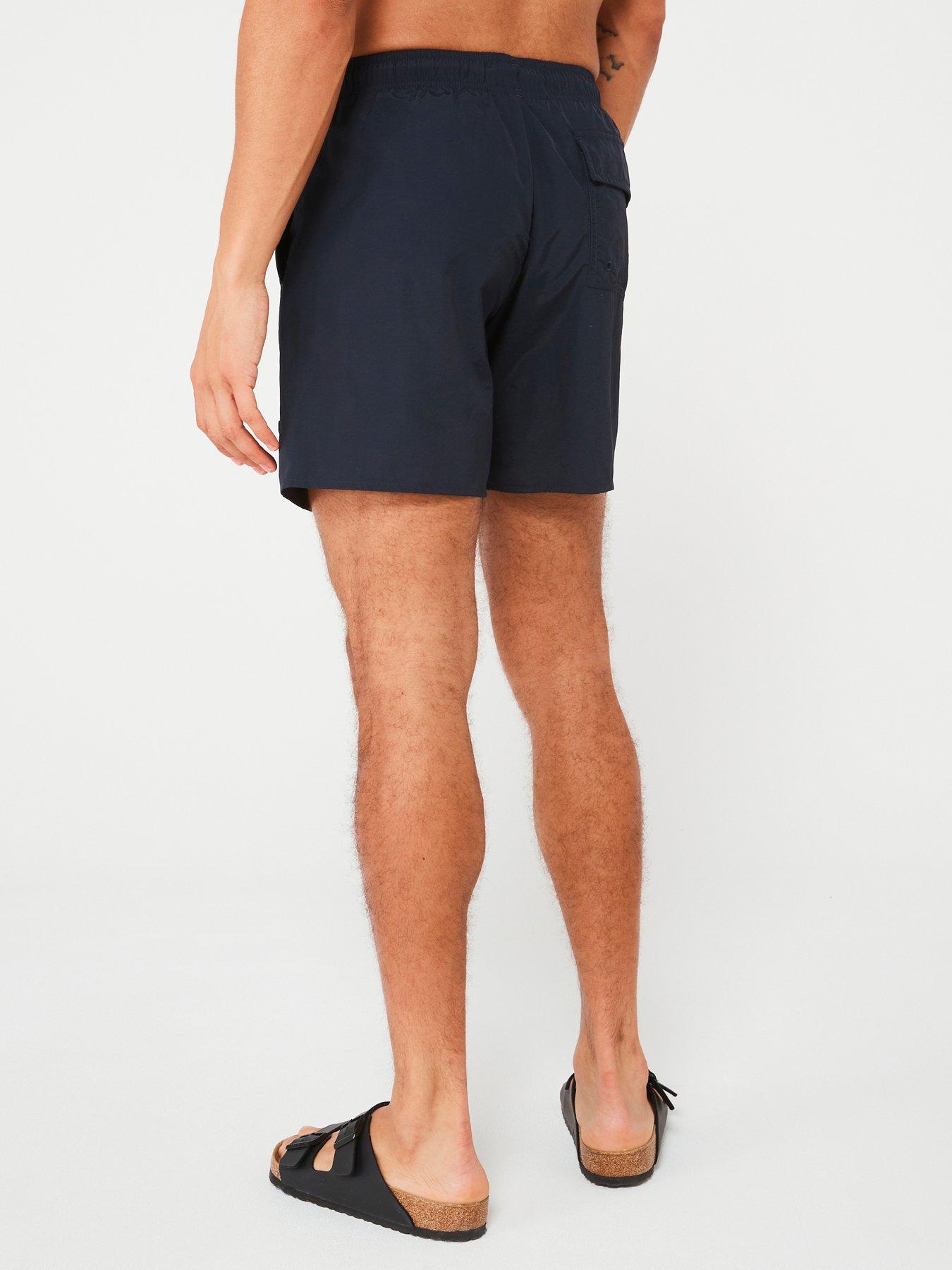 lyle-scott-plain-swim-shorts-navystillFront