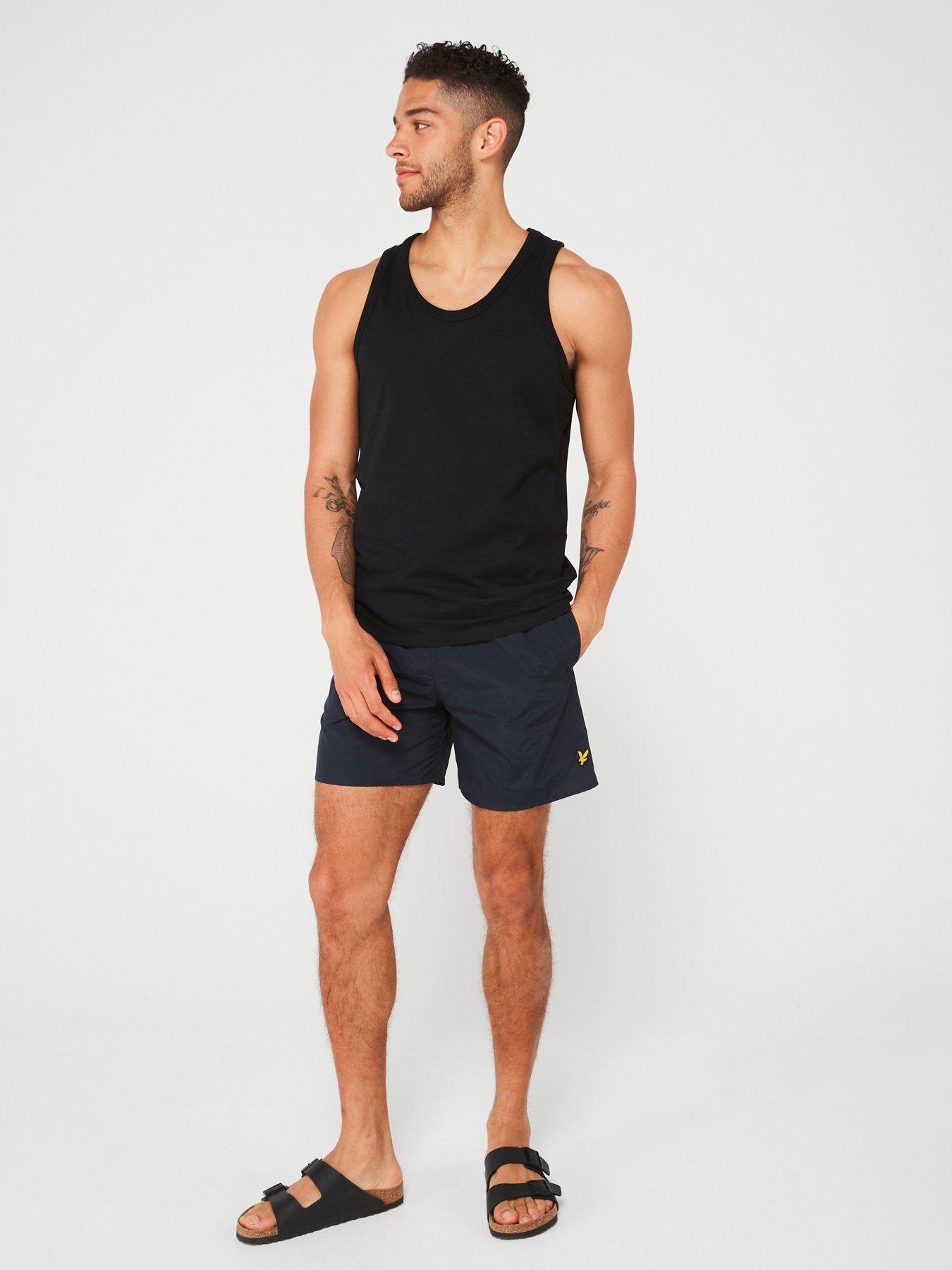 lyle-scott-plain-swim-shorts-navyback