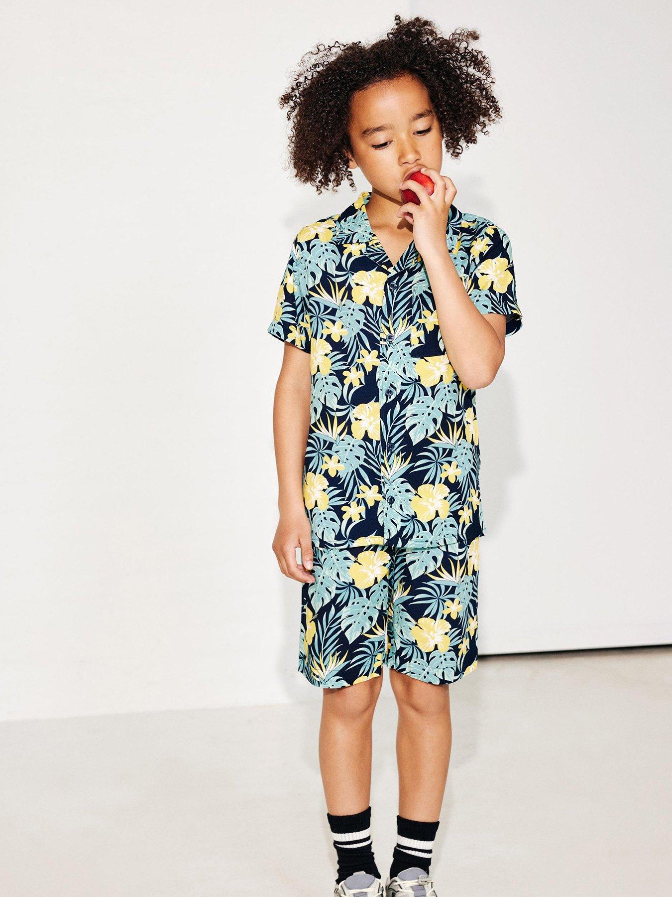 name-it-boys-tropical-print-co-ord-shorts-dark-sapphire-tropicalstillFront