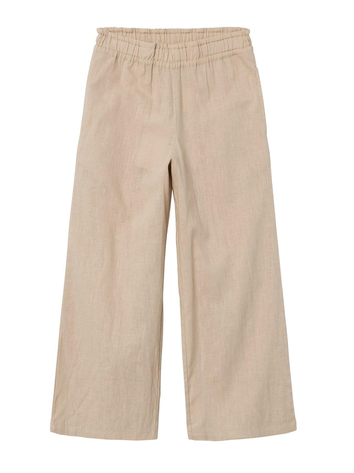 name-it-girls-wide-linen-co-ord-trousers-humusfront