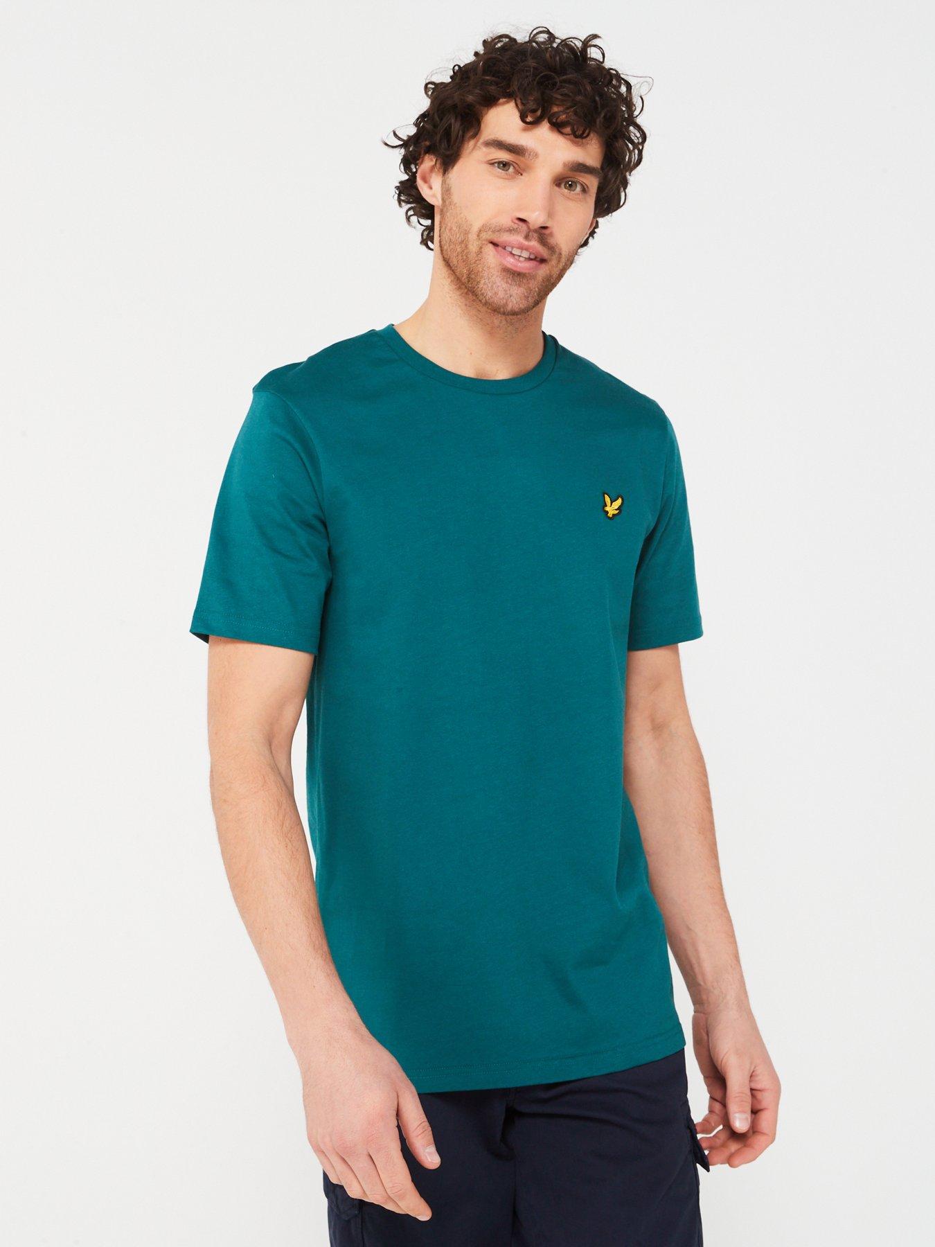 lyle-scott-regular-fit-plain-t-shirt-green