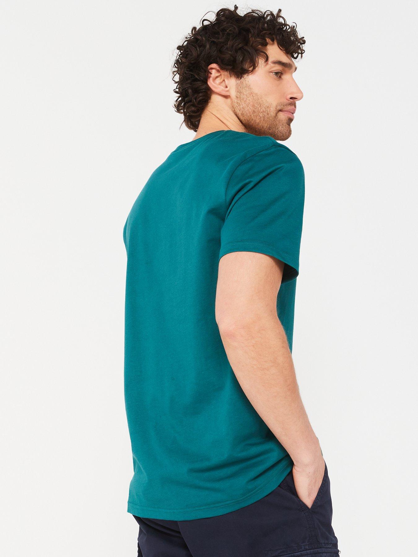 lyle-scott-regular-fit-plain-t-shirt-greenstillFront