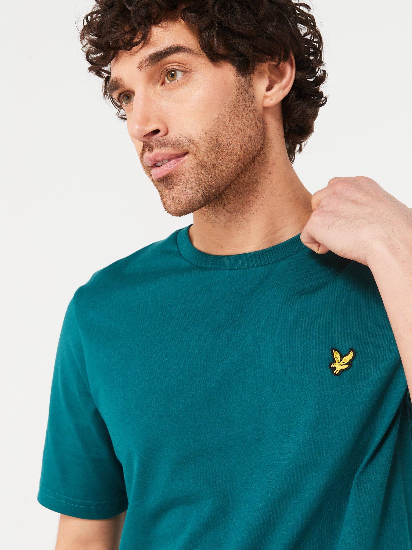 lyle-scott-regular-fit-plain-t-shirt-greenoutfit