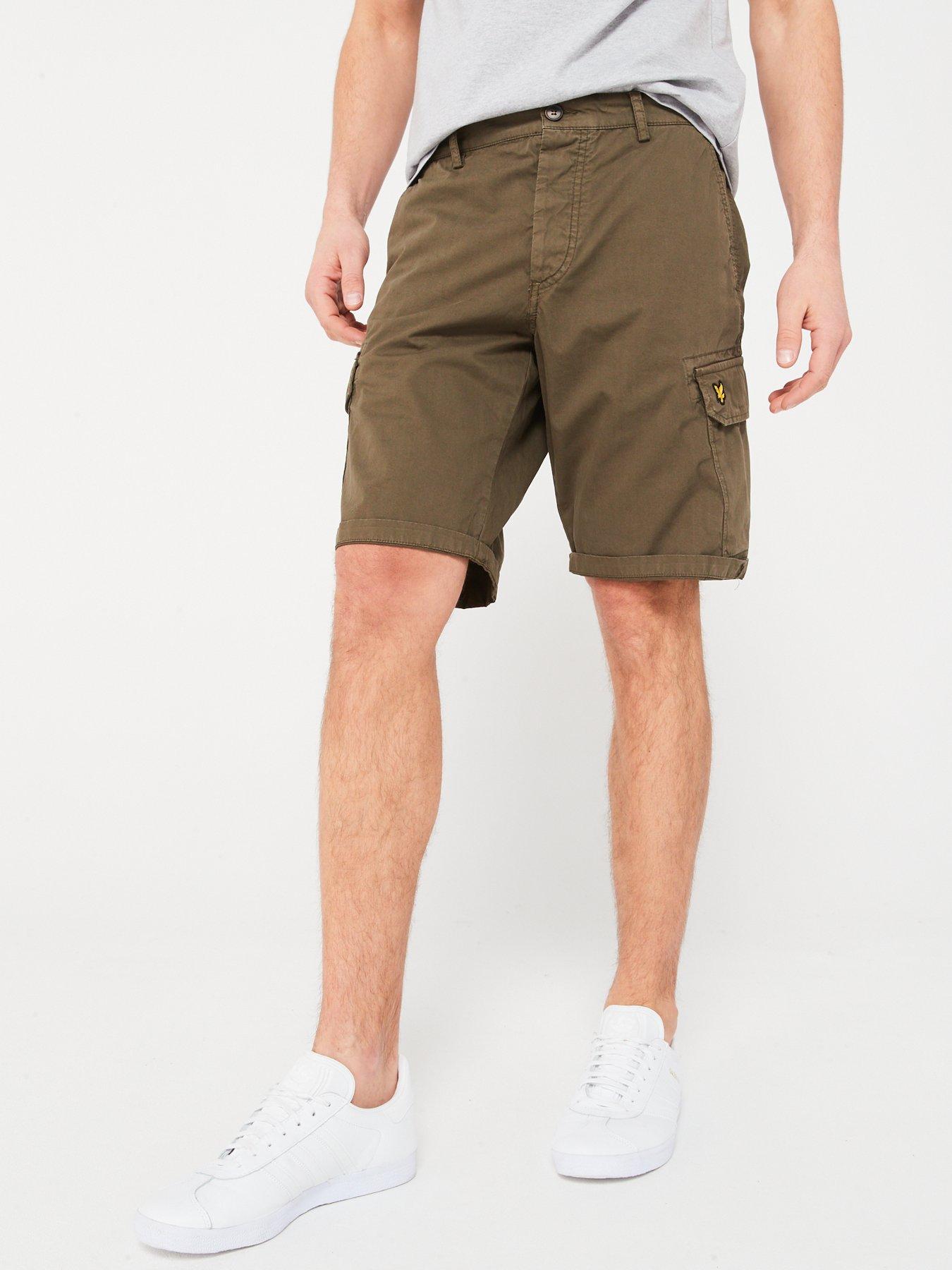 lyle-scott-wembley-cargo-shorts-green