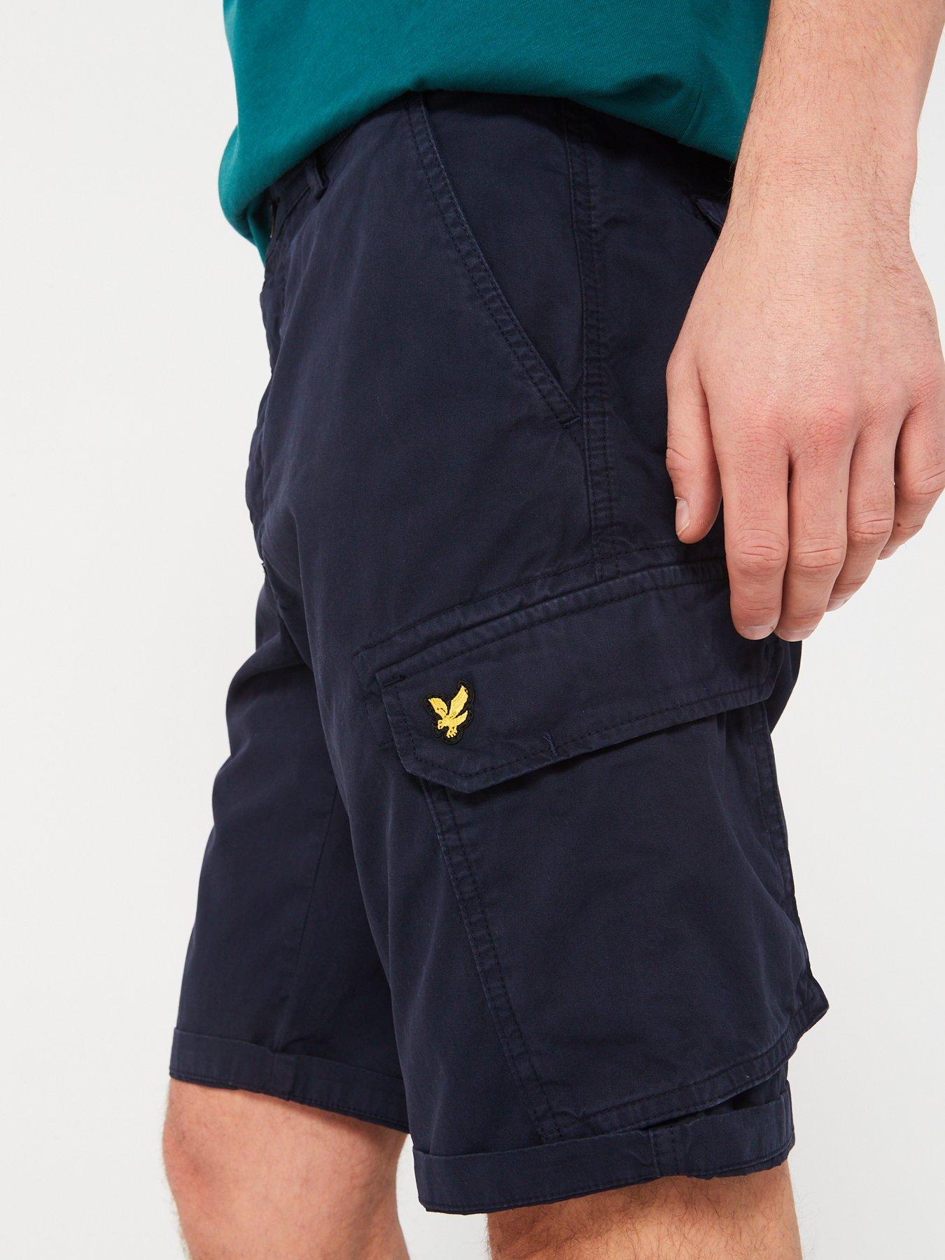 lyle-scott-wembley-cargo-shorts-navyoutfit