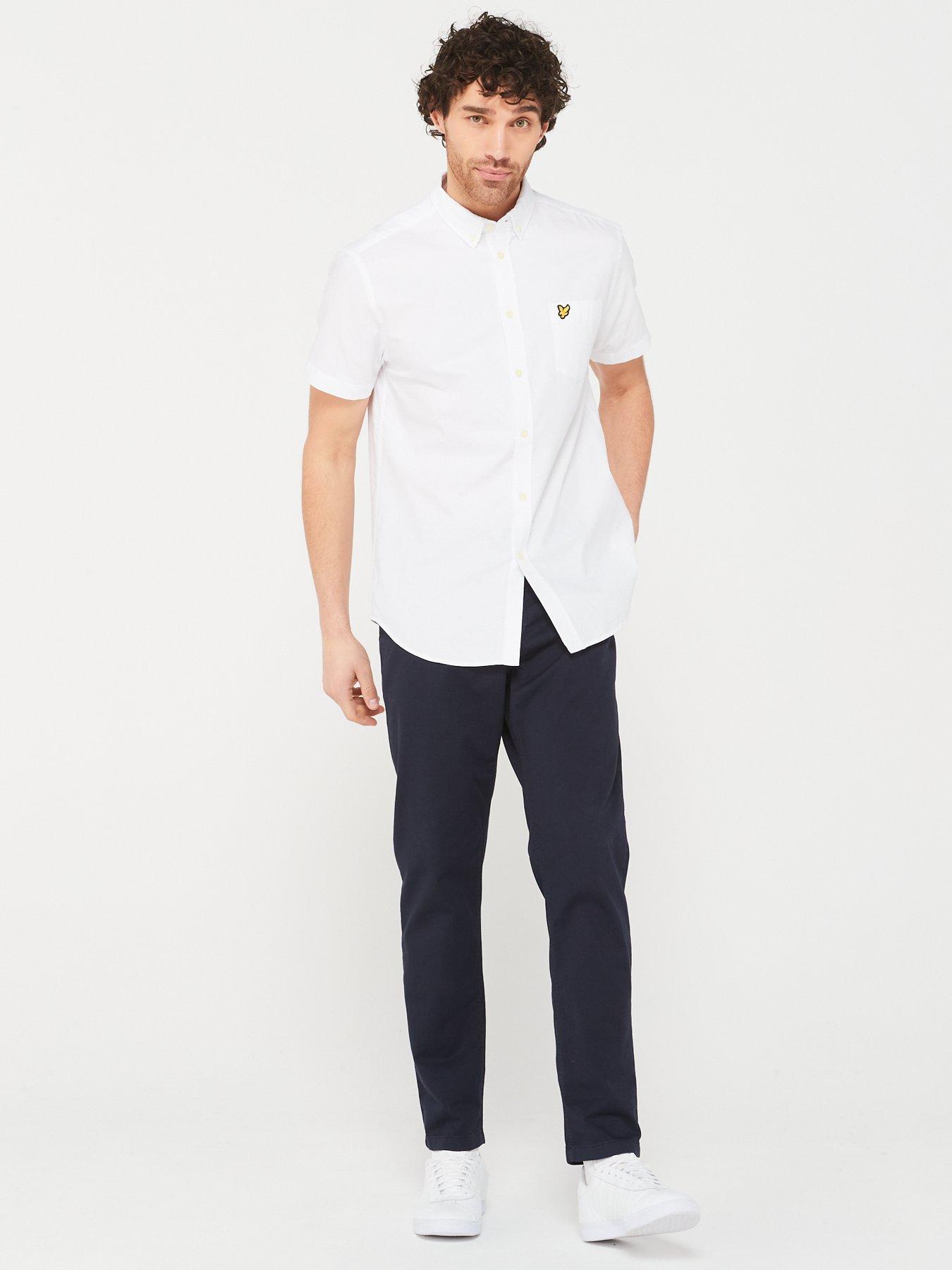 lyle-scott-regular-fit-short-sleeve-oxford-shirt-whiteback