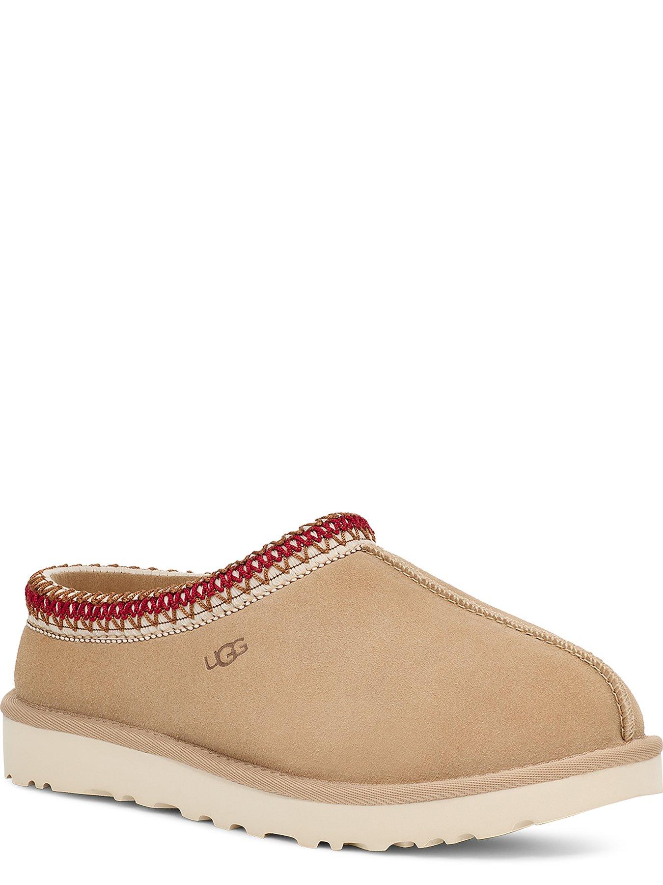 ugg-tasman-sanddark-cherry-slipperstillFront