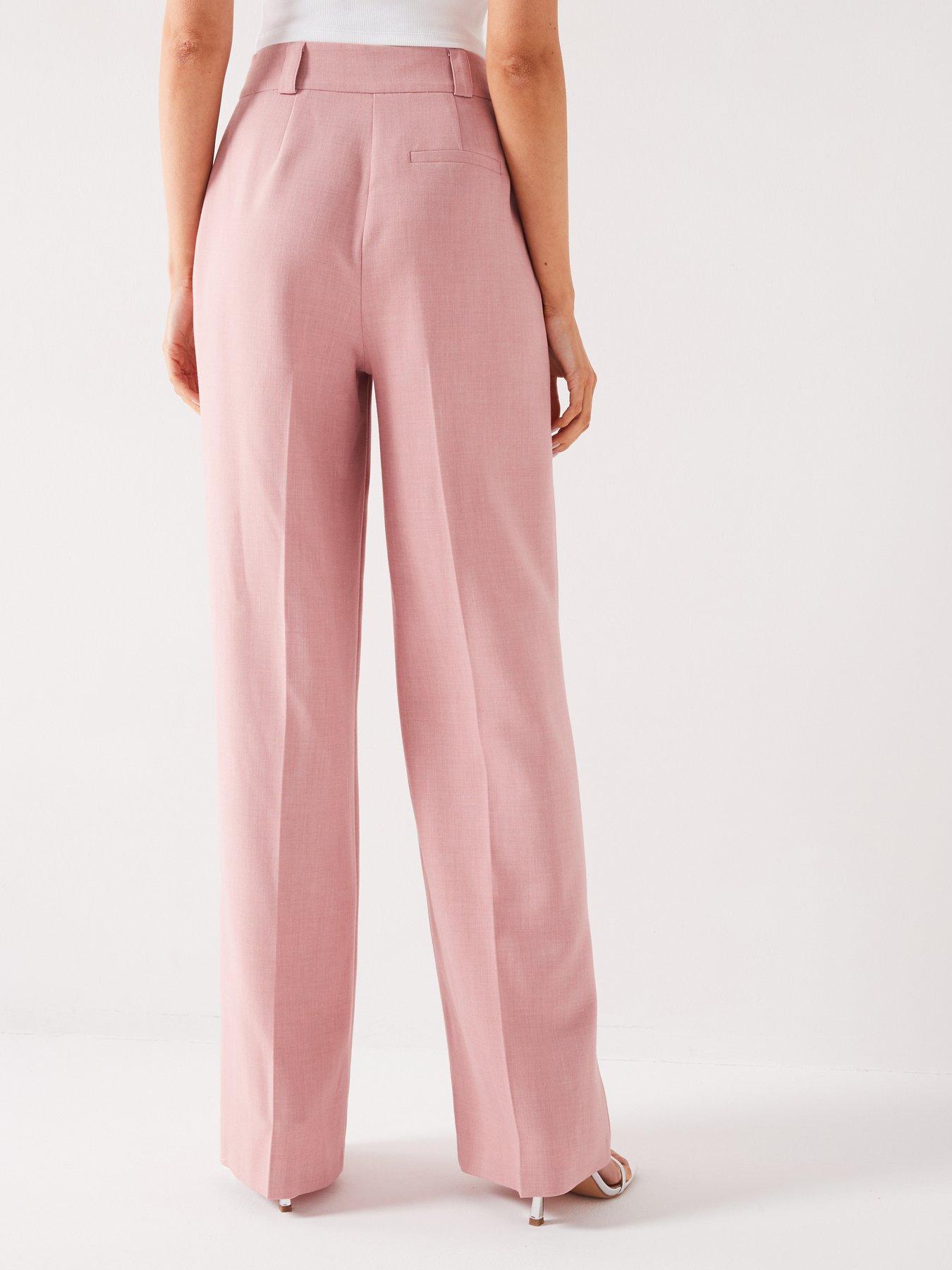 v-by-very-button-detail-trouser-pinkstillFront