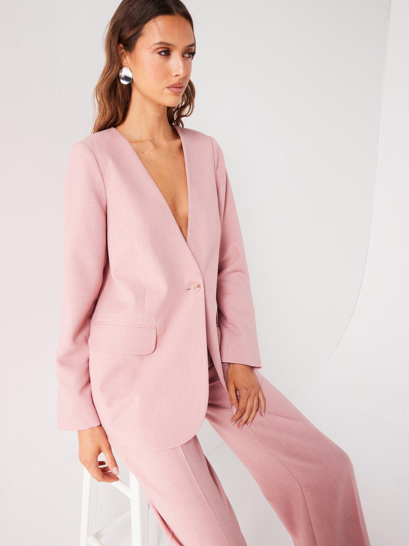 v-by-very-collarless-single-button-blazer-pinkoutfit