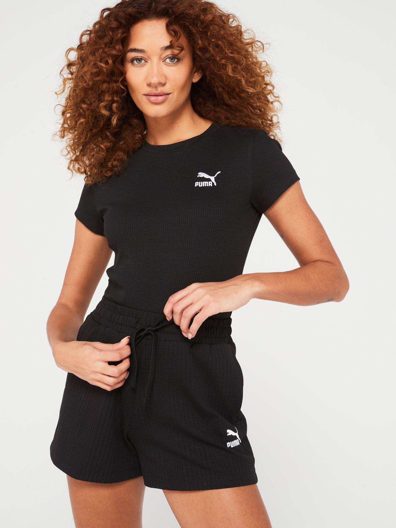 puma-womens-classics-ribbed-slim-tee-black