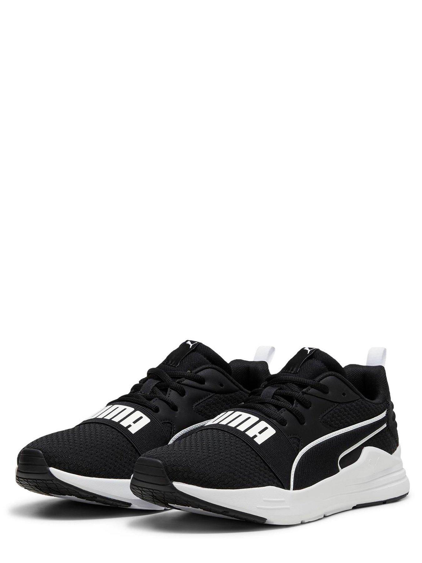 puma-mens-wired-run-pure-trainers-blackwhitestillFront