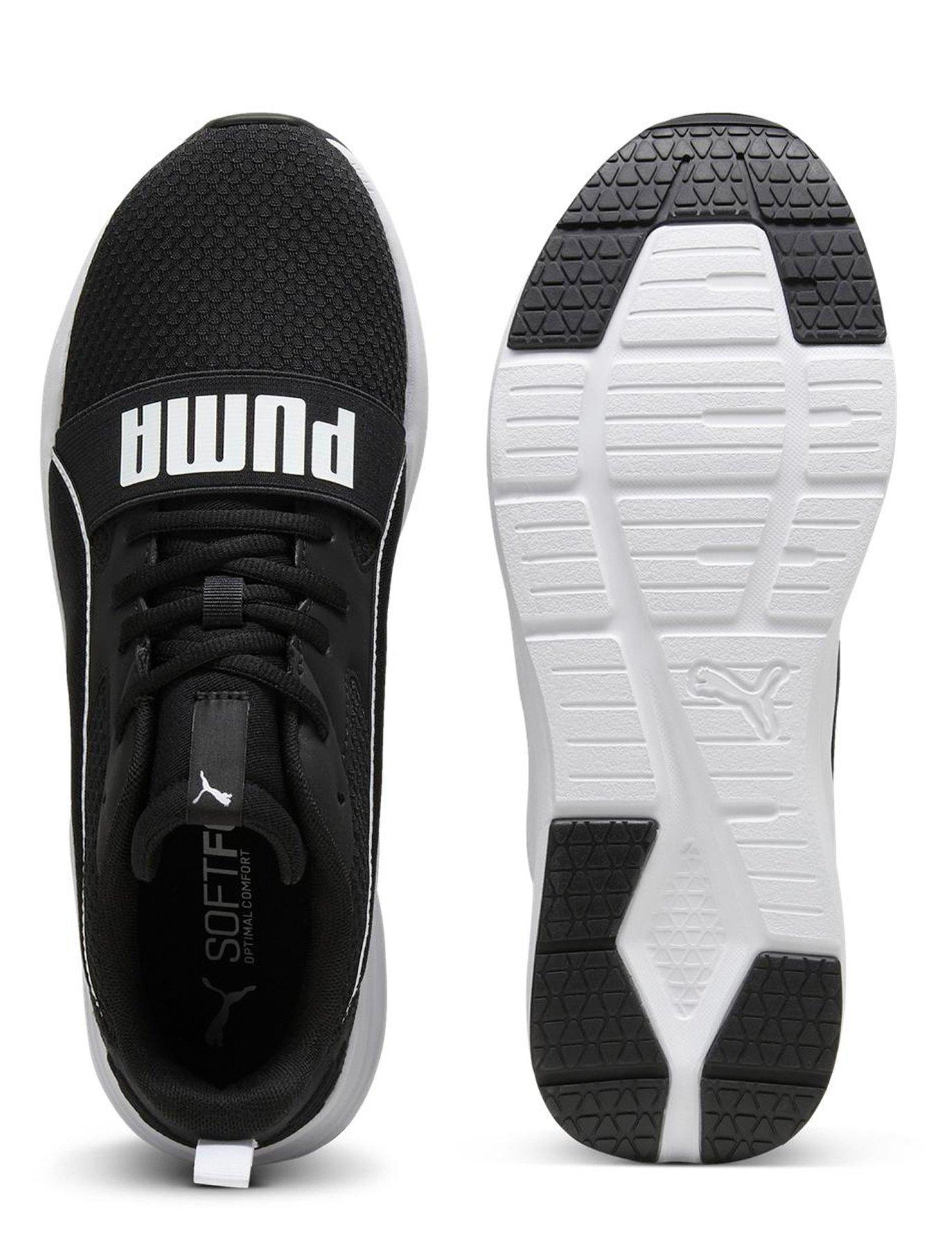 puma-mens-wired-run-pure-trainers-blackwhitedetail