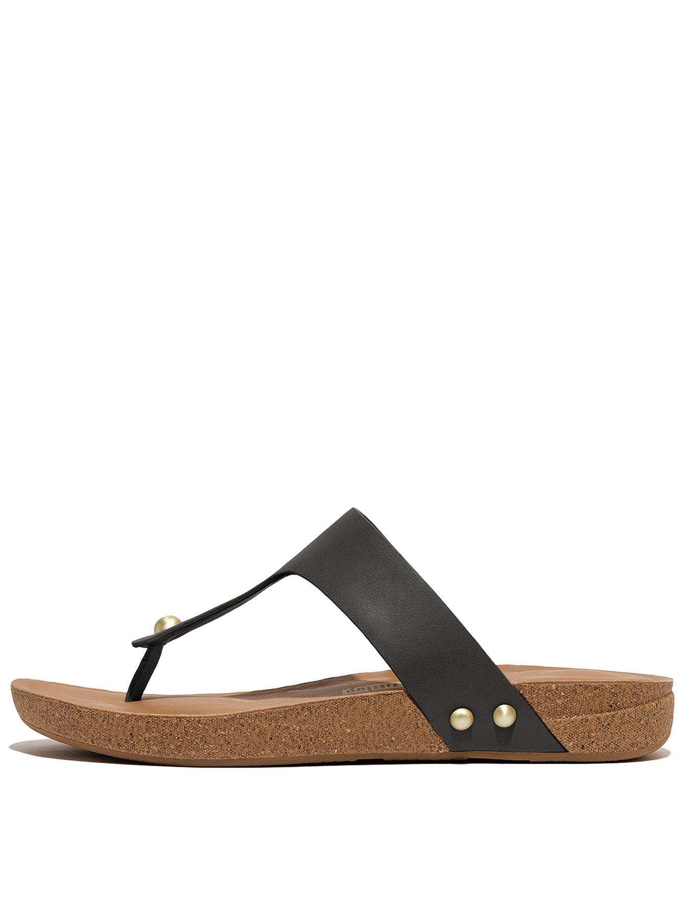 fitflop-fitflop-iqushion-leather-toe-post-sandals-black