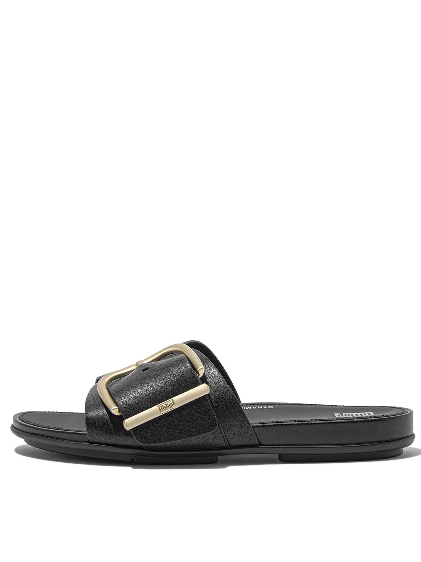 fitflop-fitflop-gracie-maxi-buckle-leather-slides-black