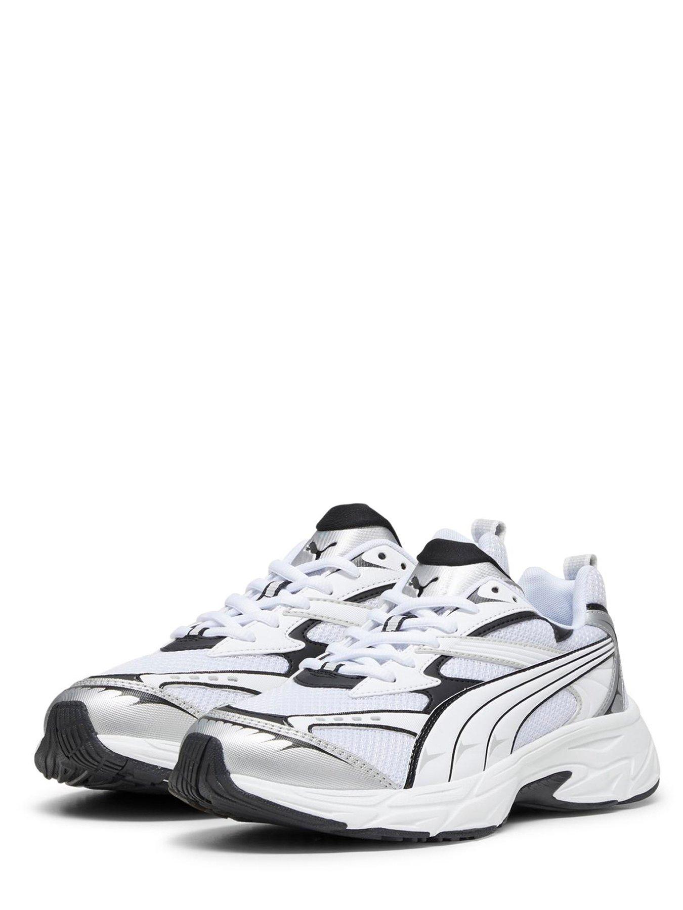 puma-womens-morphic-base-trainers-whiteblackstillFront