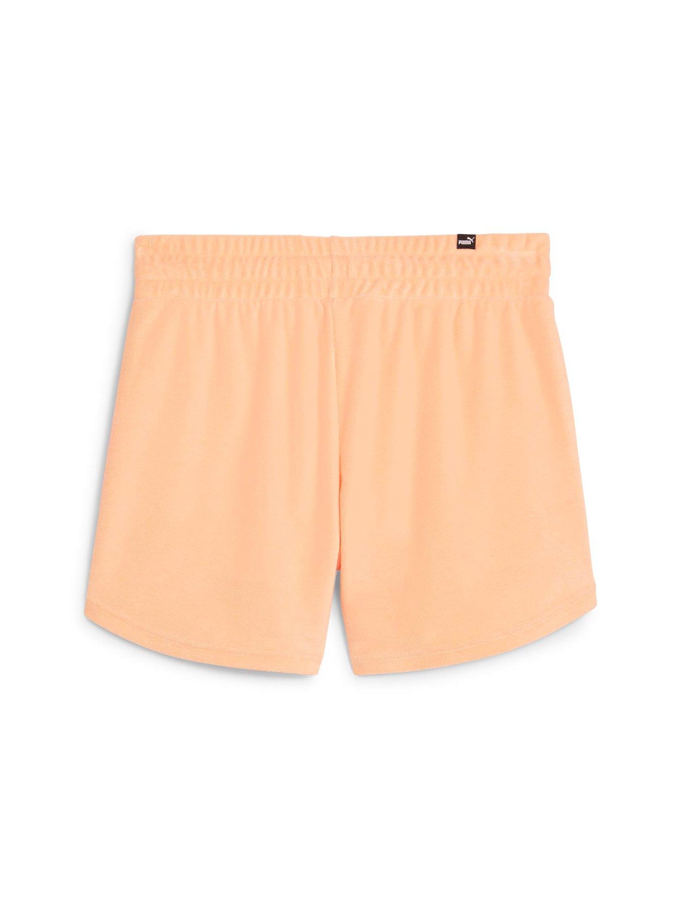 puma-womens-ess-elevated-5-shorts-orangestillFront