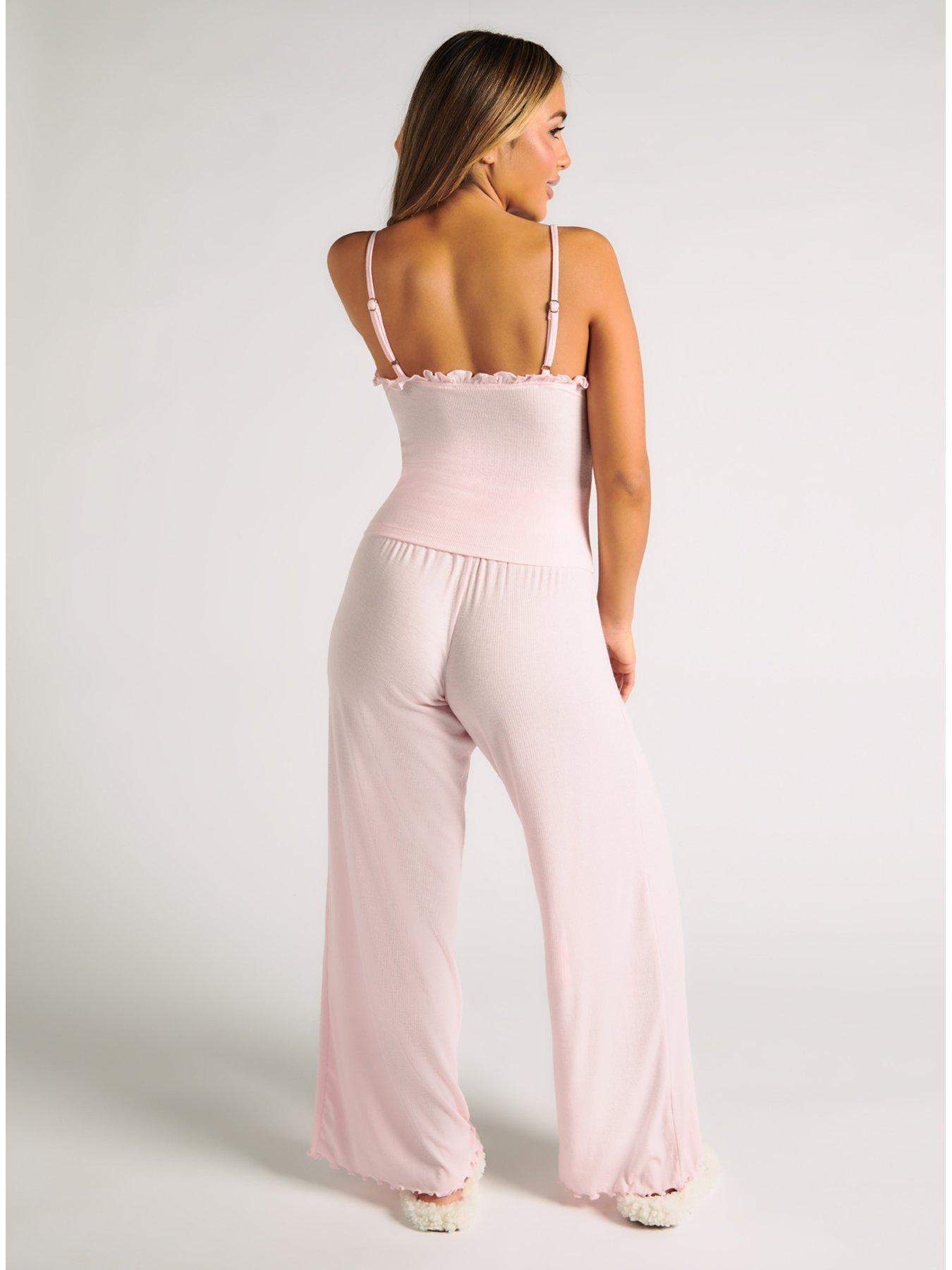 boux-avenue-boux-avenue-ribbed-frill-cami-amp-pant-pyjama-set-pinkstillFront