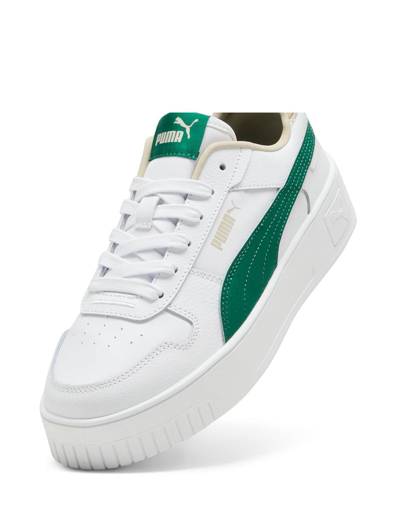 puma-womens-carina-street-trainers-whitegreenoutfit