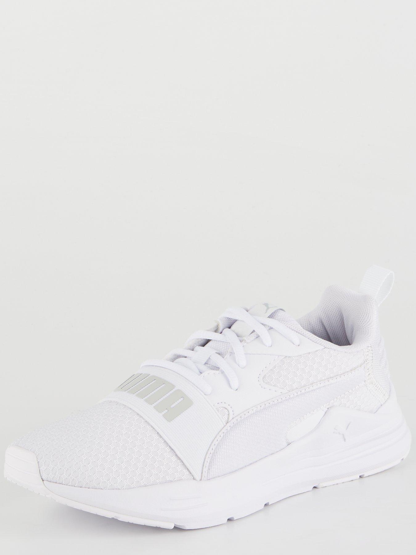 puma-womens-wired-run-pure-trainers-whitewhitestillFront