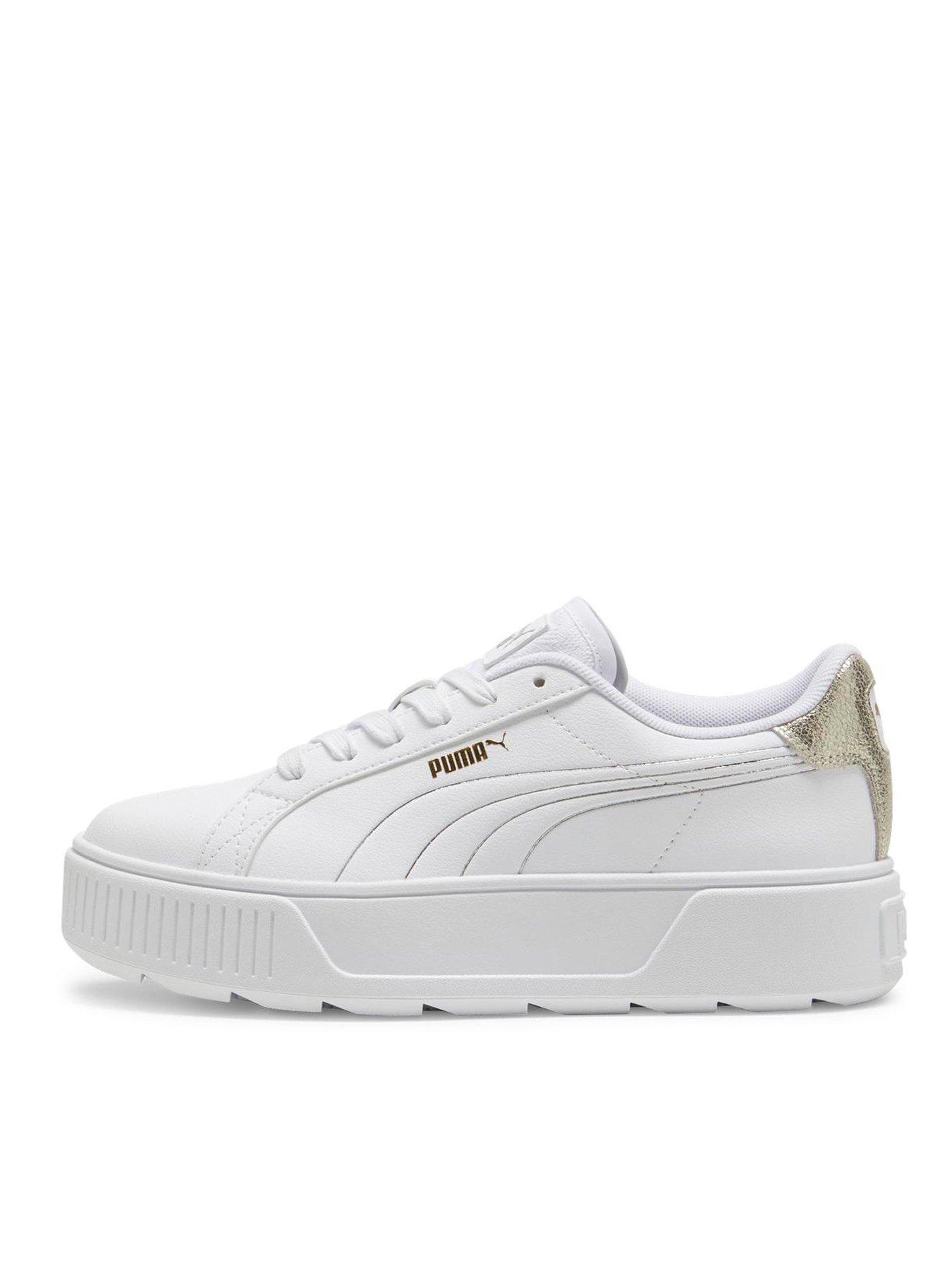 puma-womens-karmen-metallic-shine-trainers-whitemetallic